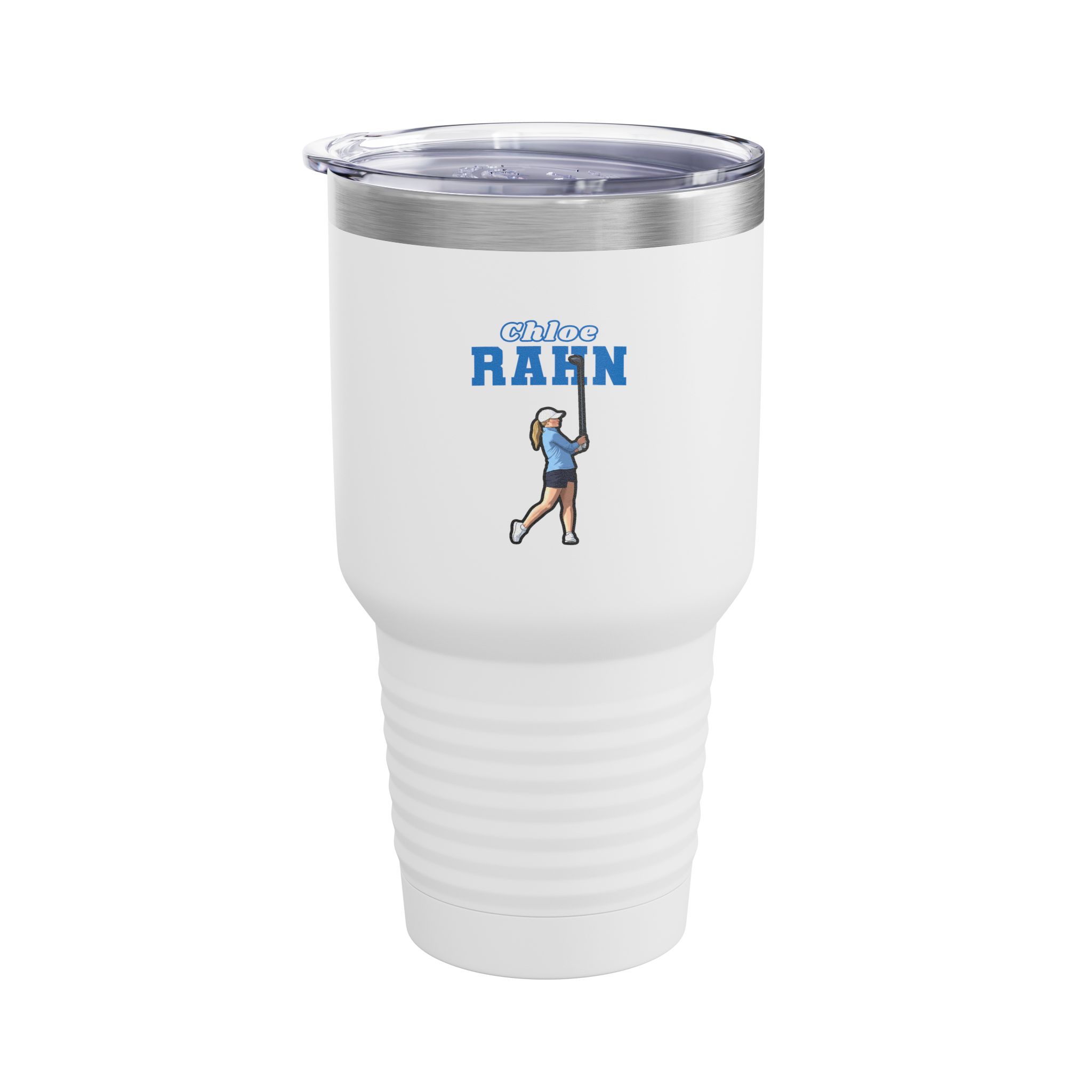 30oz Tumbler — character_name_arch in White