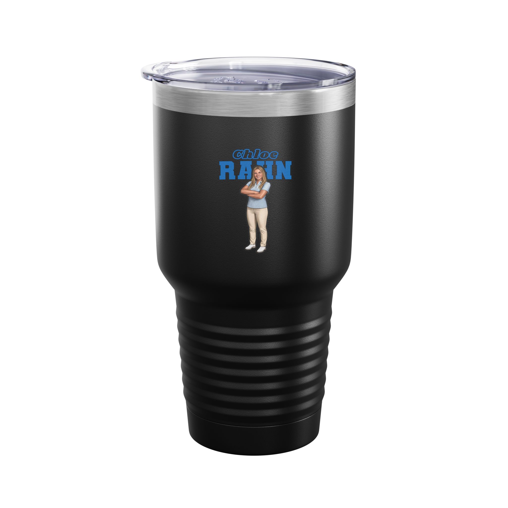30oz Tumbler — character_name_arch in Black