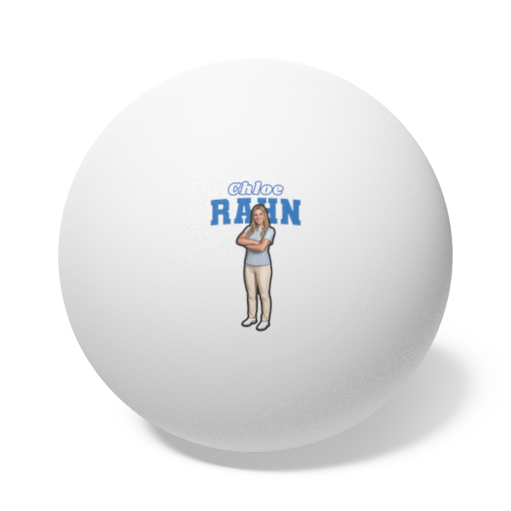 Ping Pong Balls, 6 pcs — character_name_arch in White