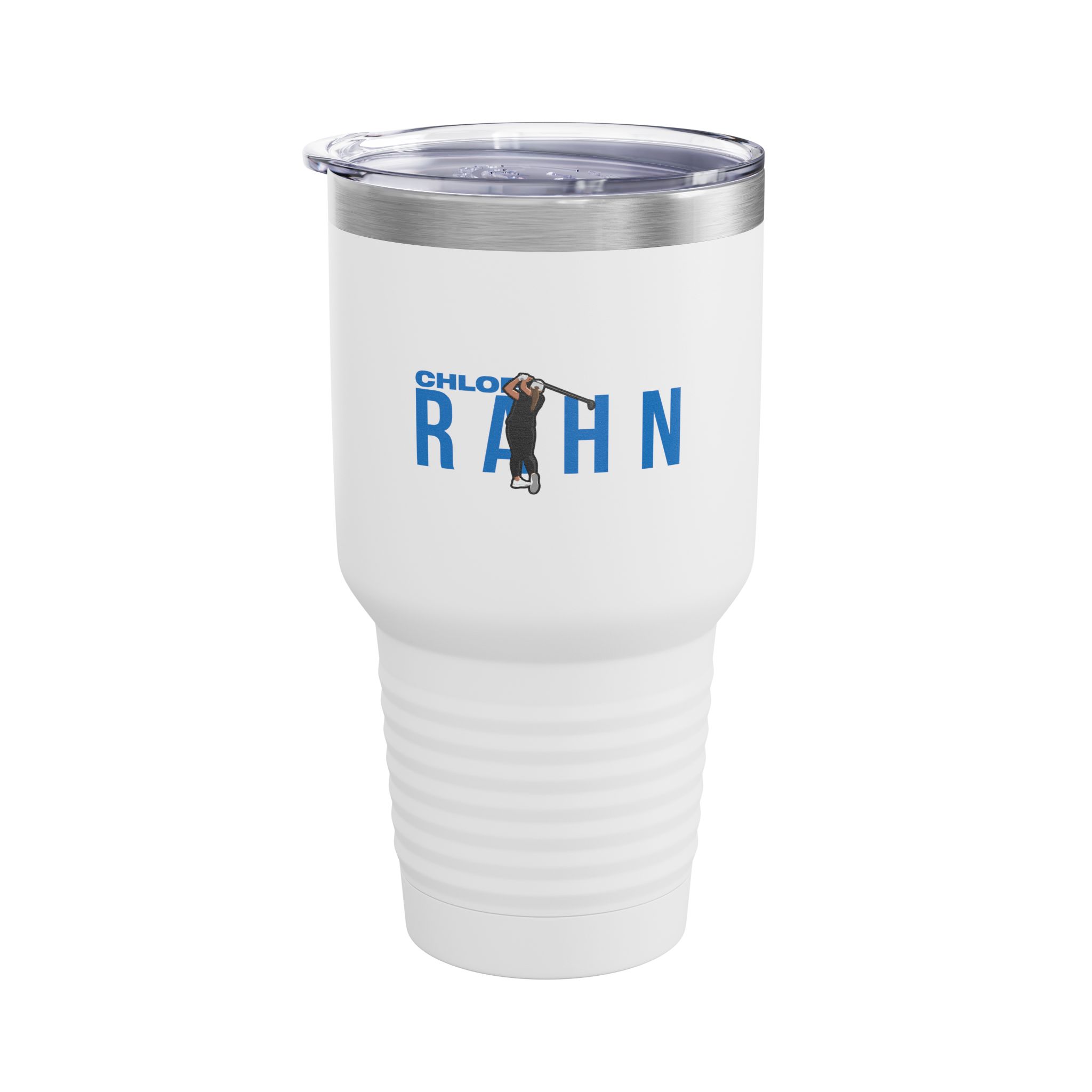 30oz Tumbler — character_player_name in White
