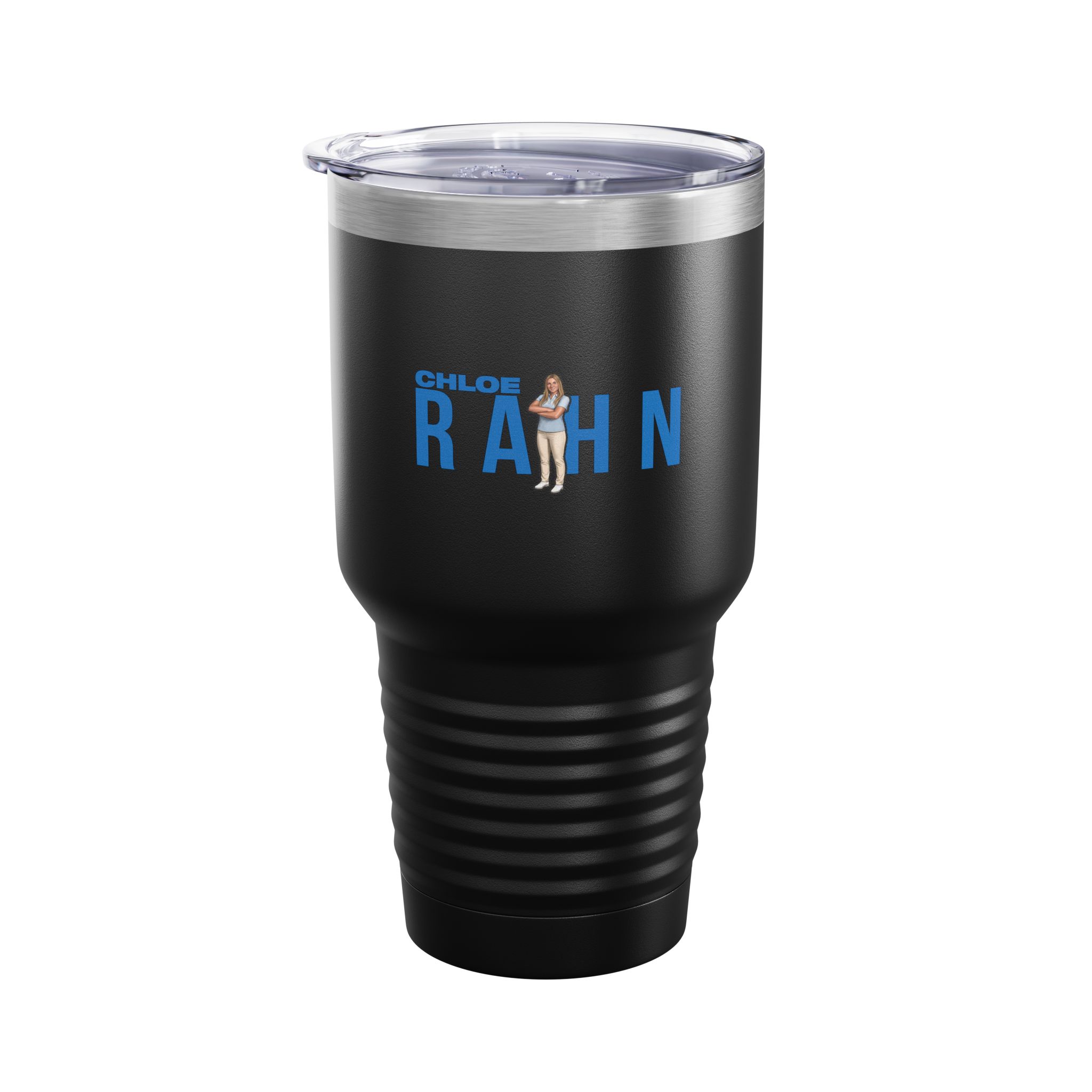 30oz Tumbler — character_player_name in Black