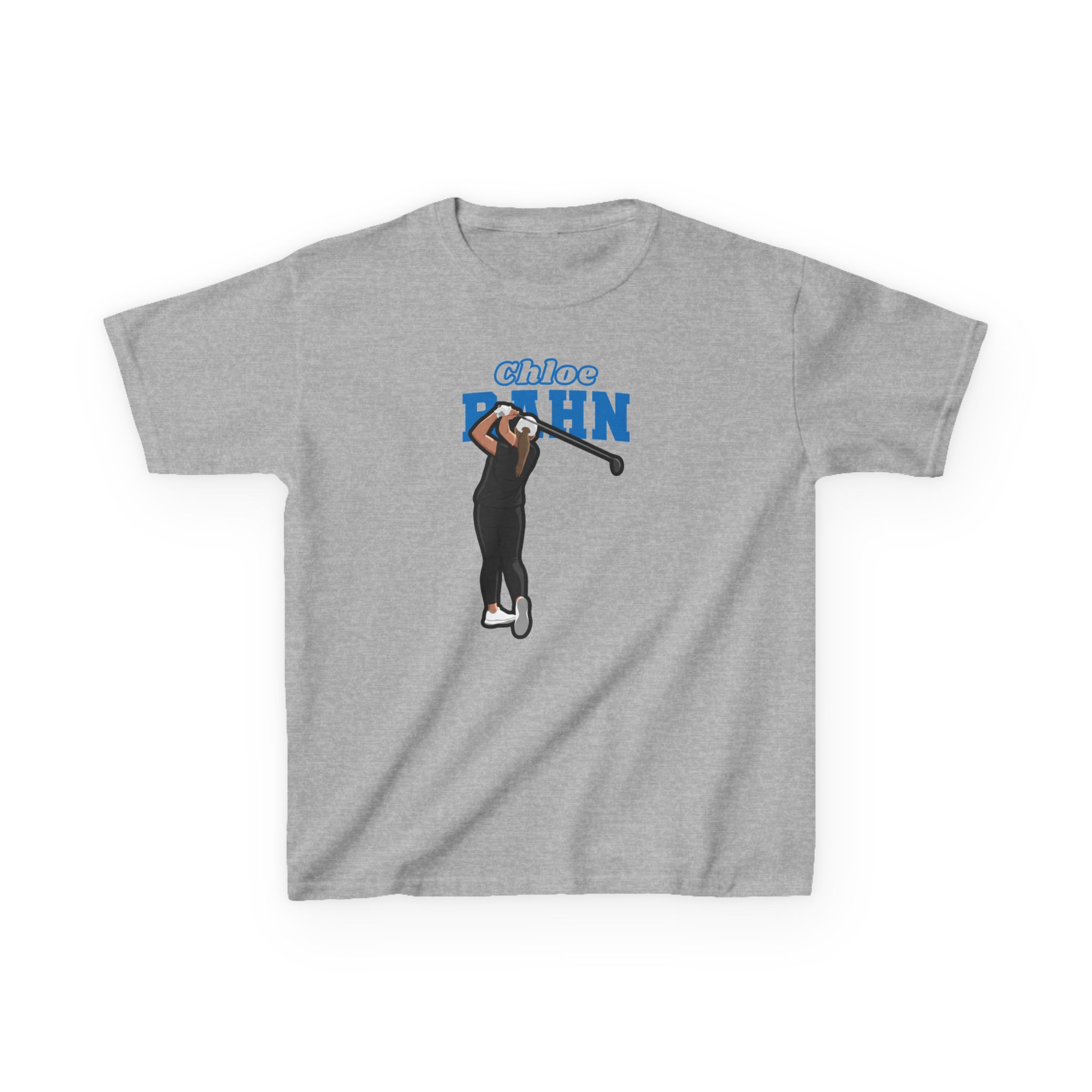 Youth Tee — character_name_arch in Grey