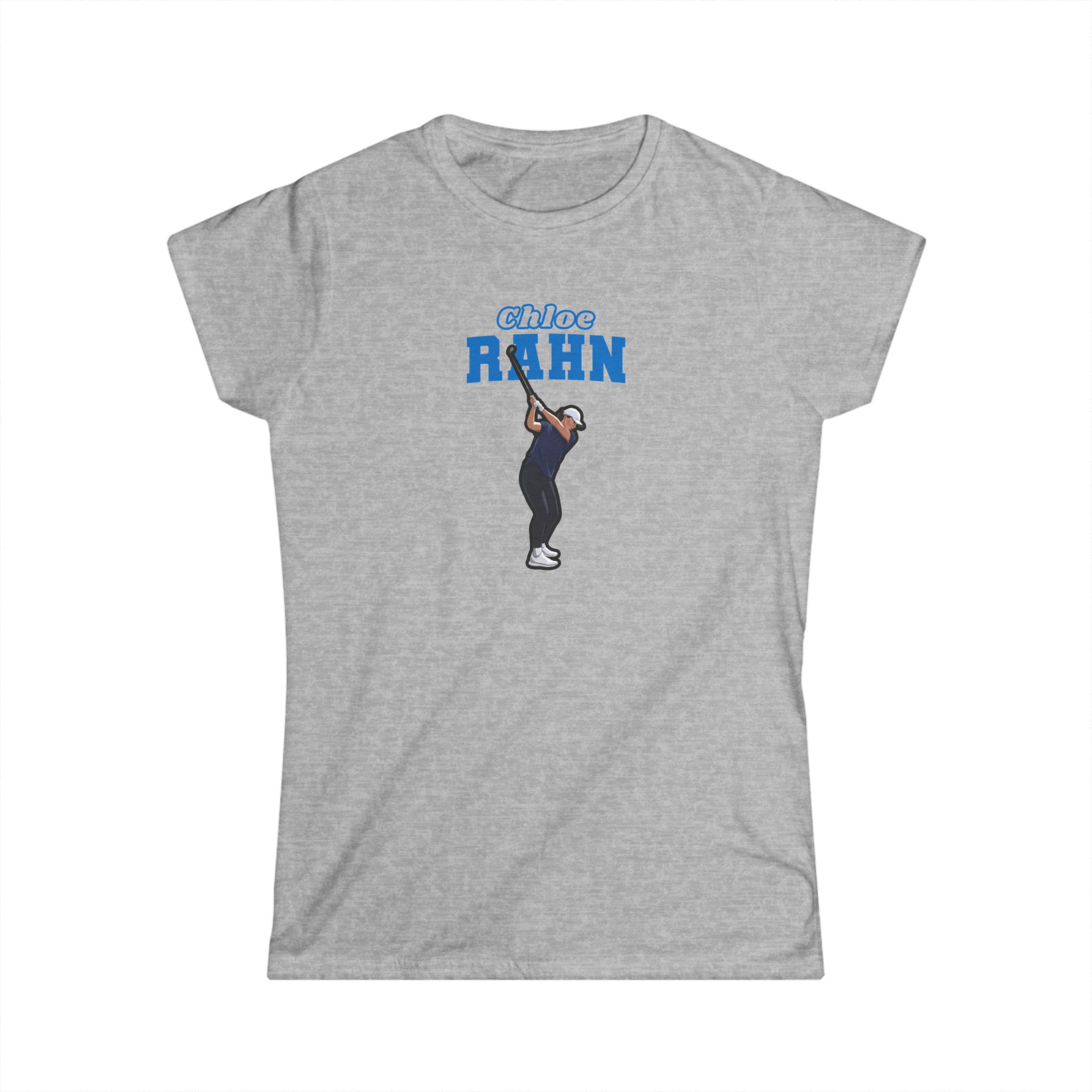 Women's Softstyle Tee — character_name_arch in Grey