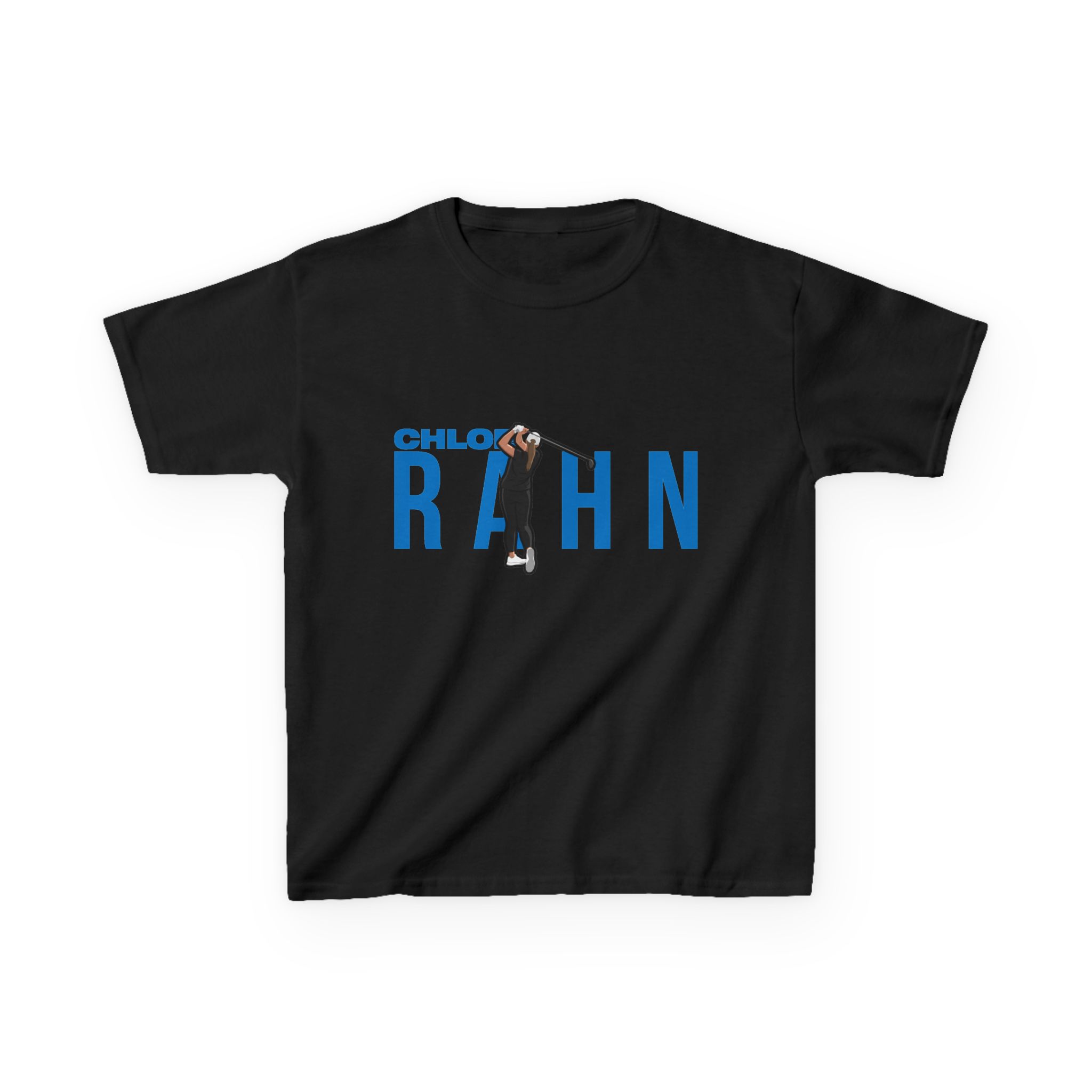 Youth Tee — character_player_name in Black