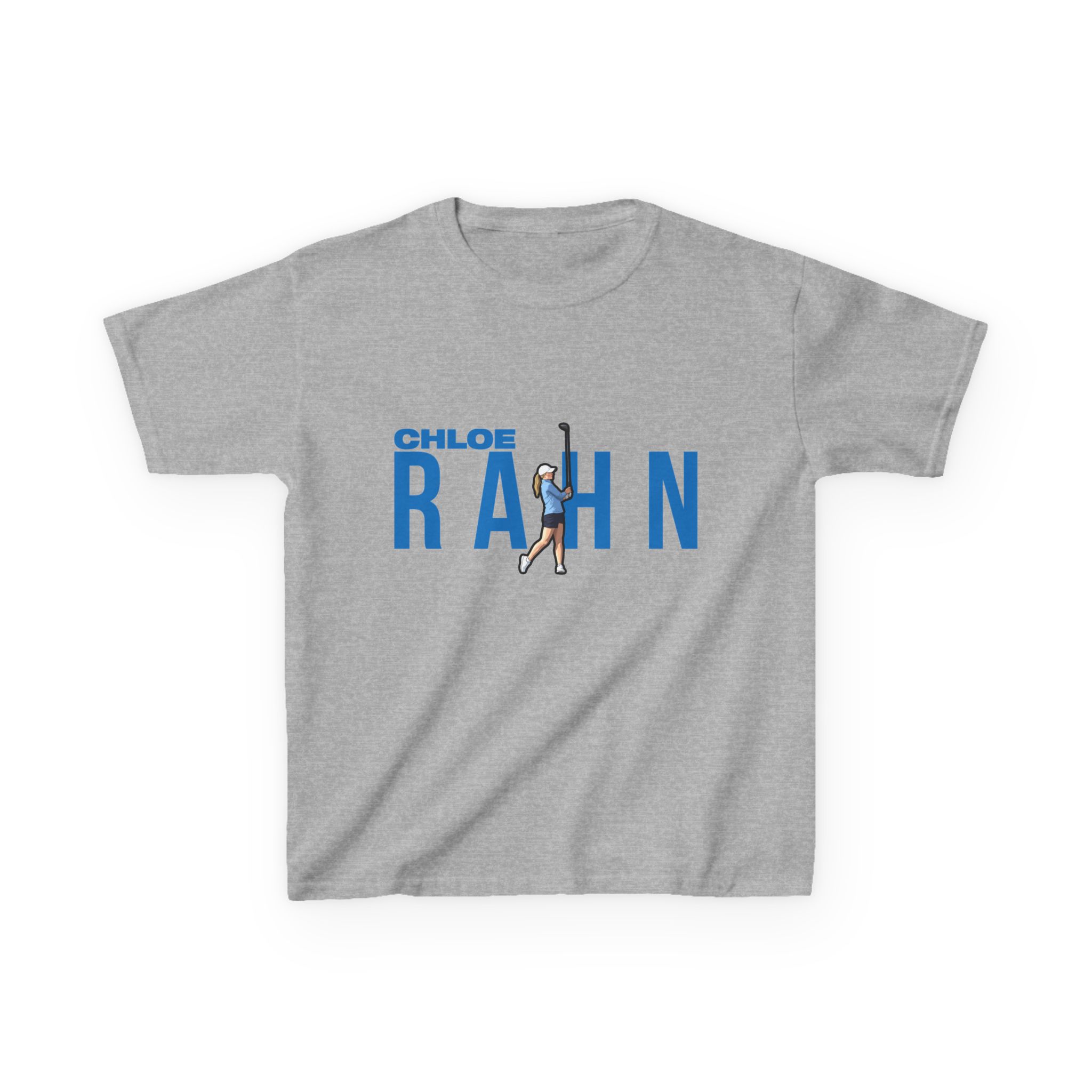 Youth Tee — character_player_name in Grey