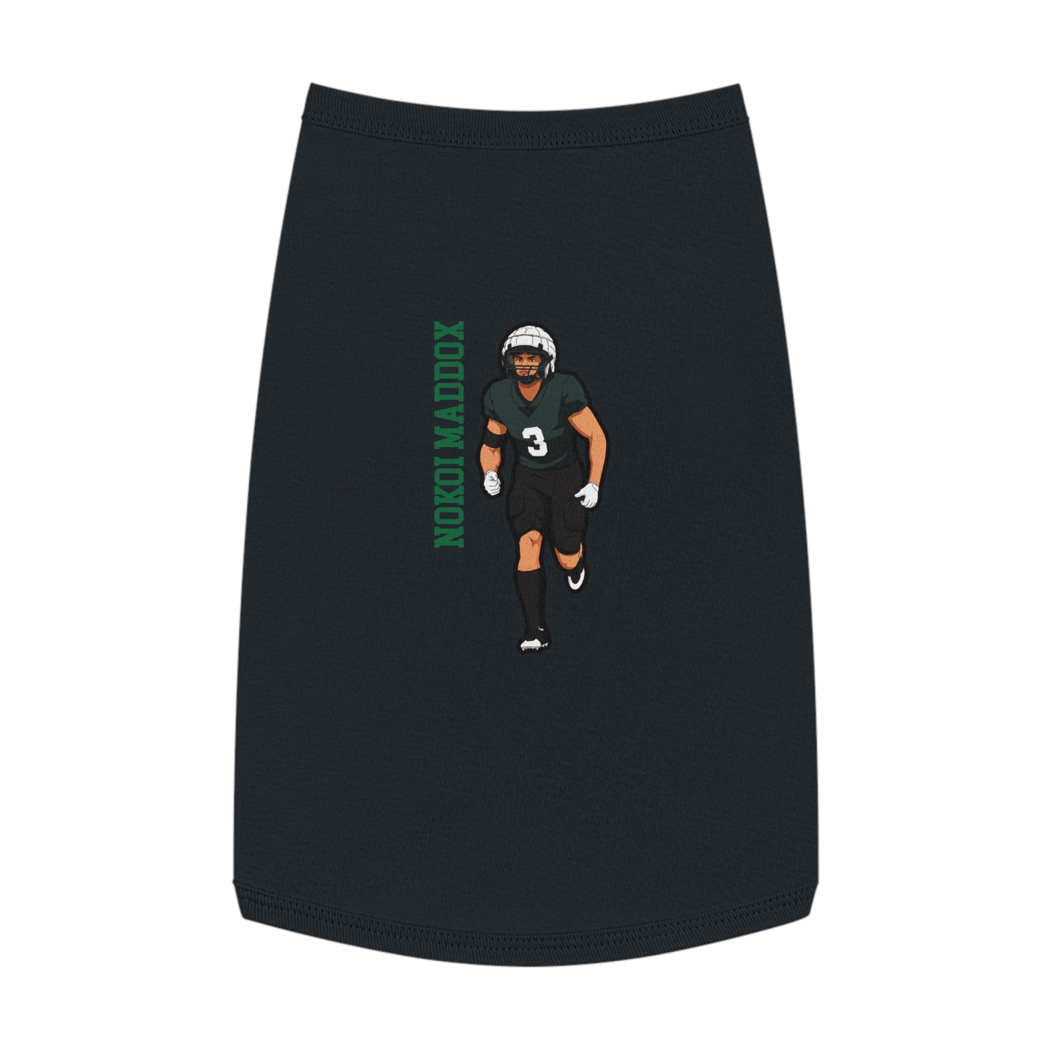 Pet Tank Top — character_name_vertical in White