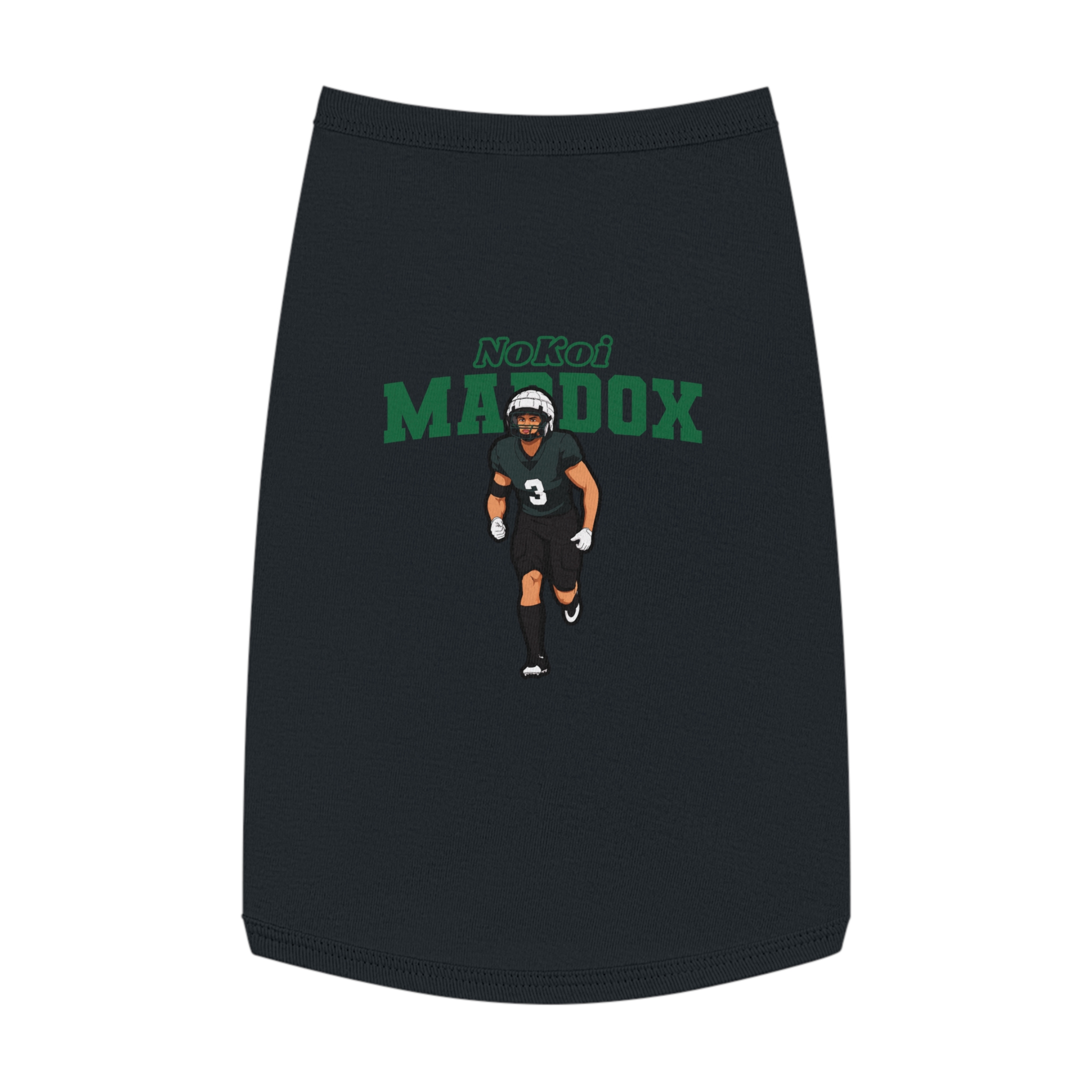 Pet Tank Top — character_name_arch in White