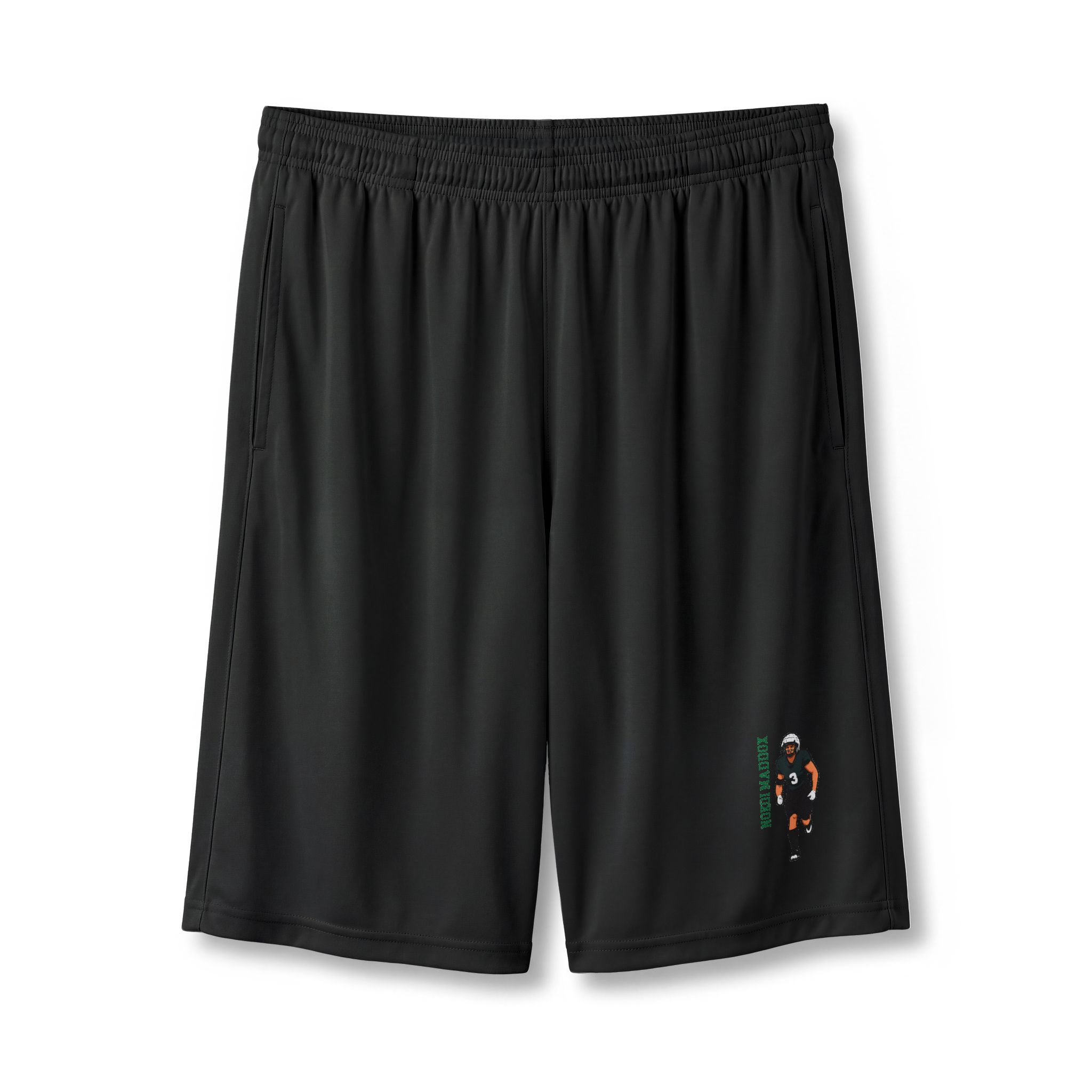 Shorts — character_name_vertical in Black