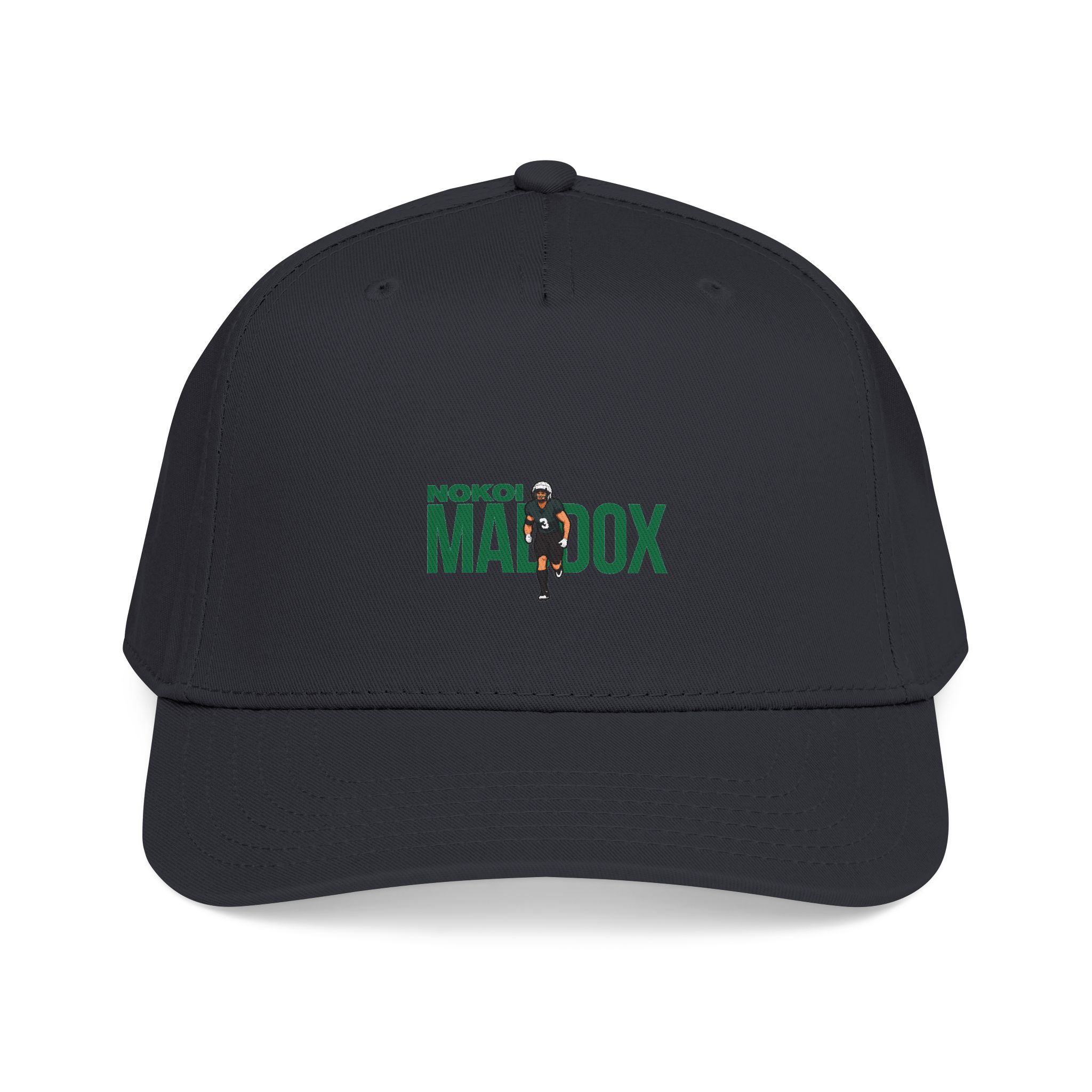 Baseball Cap — character_player_name in Black