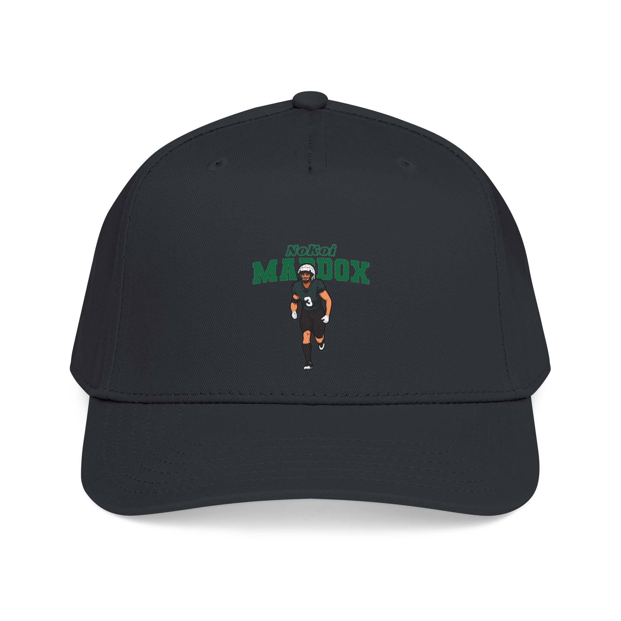 Baseball Cap — character_name_arch in Black