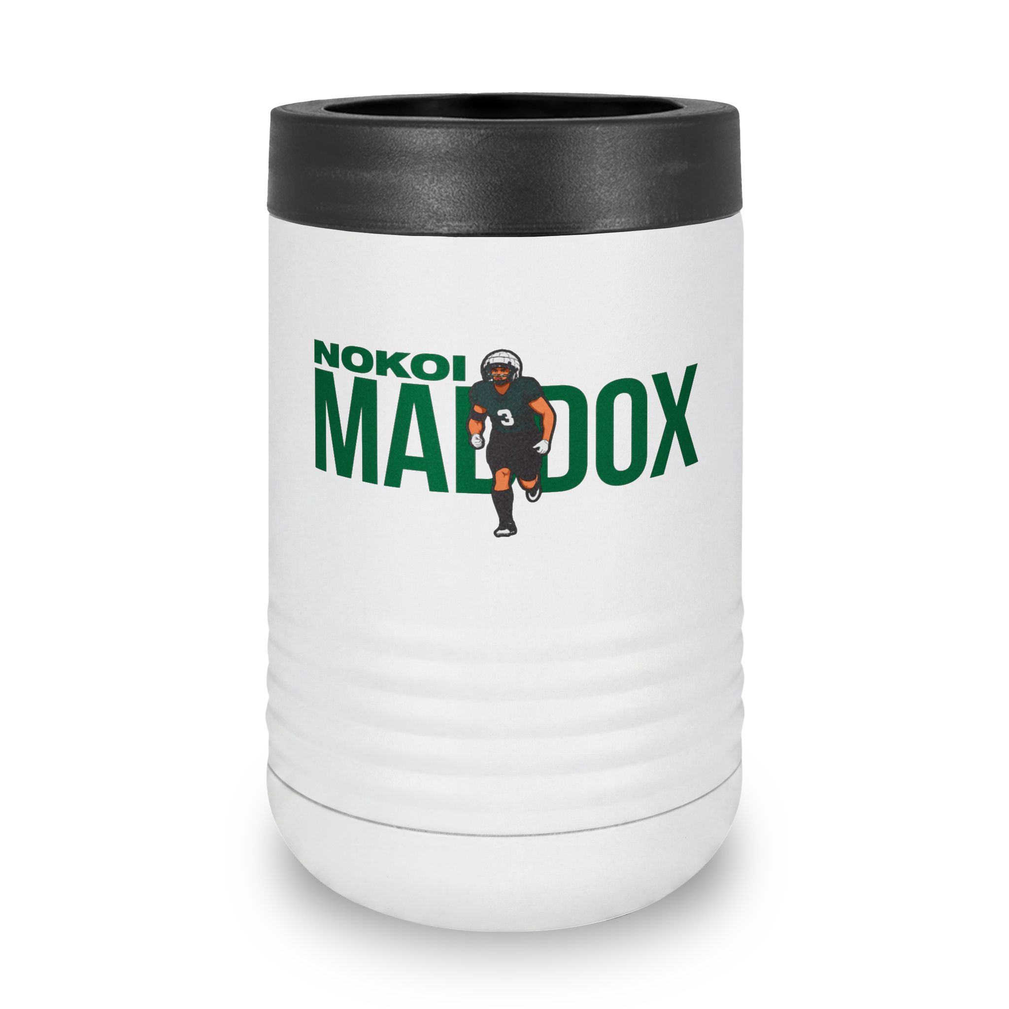 Stainless Can Cooler — character_player_name in White