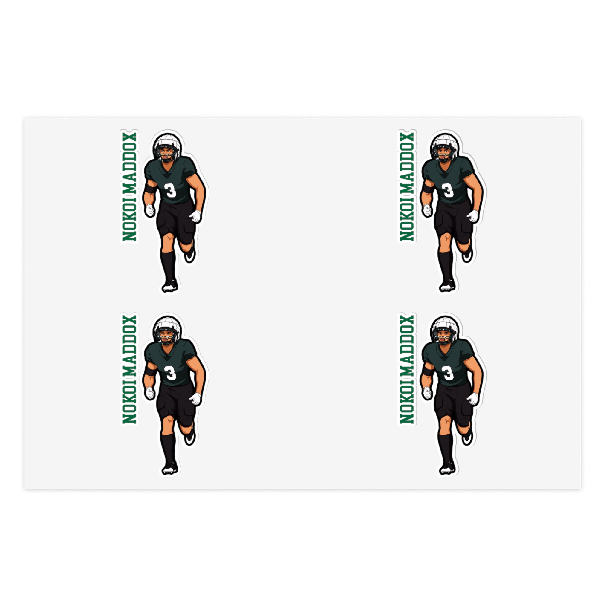 Sticker Sheet — character_name_vertical in Classic