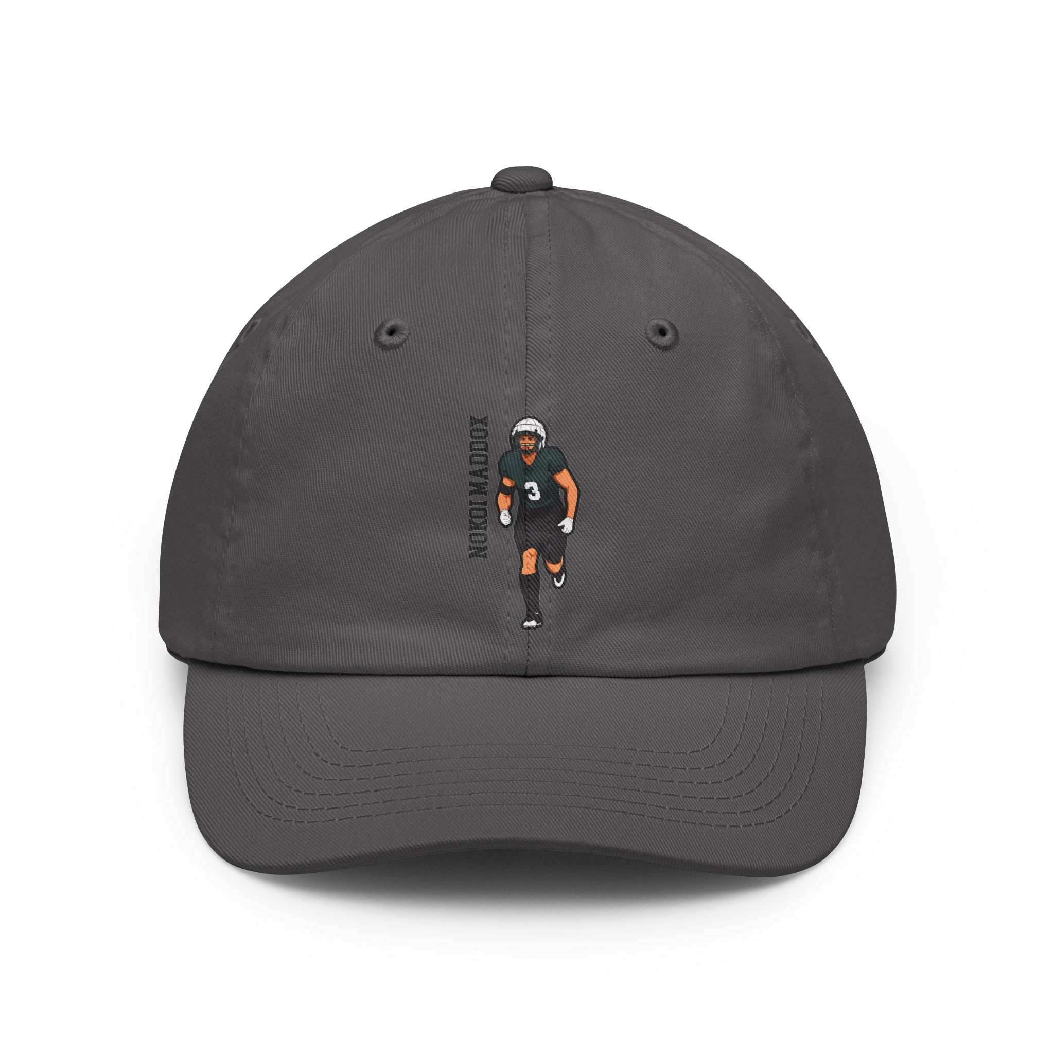 Classic Cap — character_name_vertical in Grey