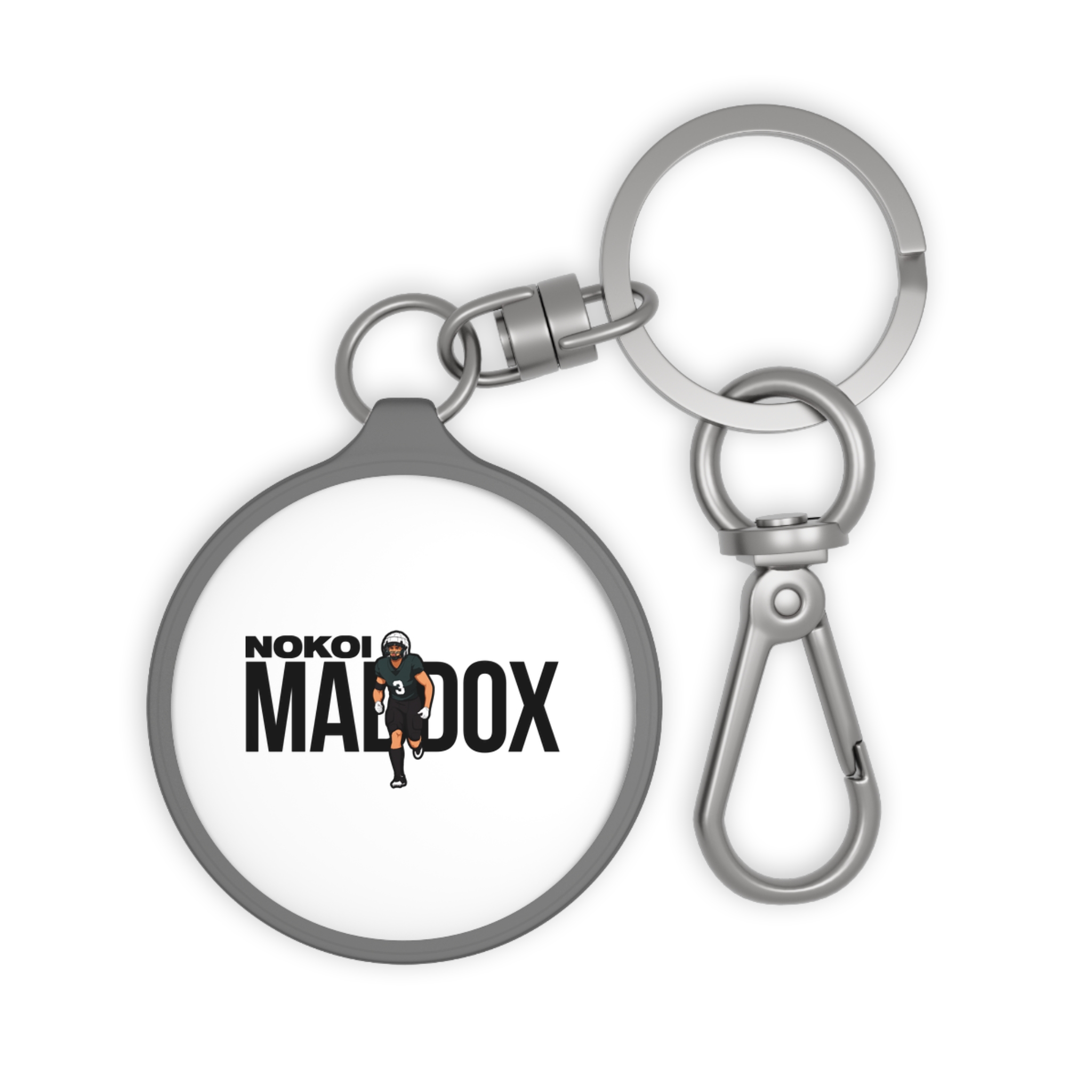 Keychain — character_player_name in Grey