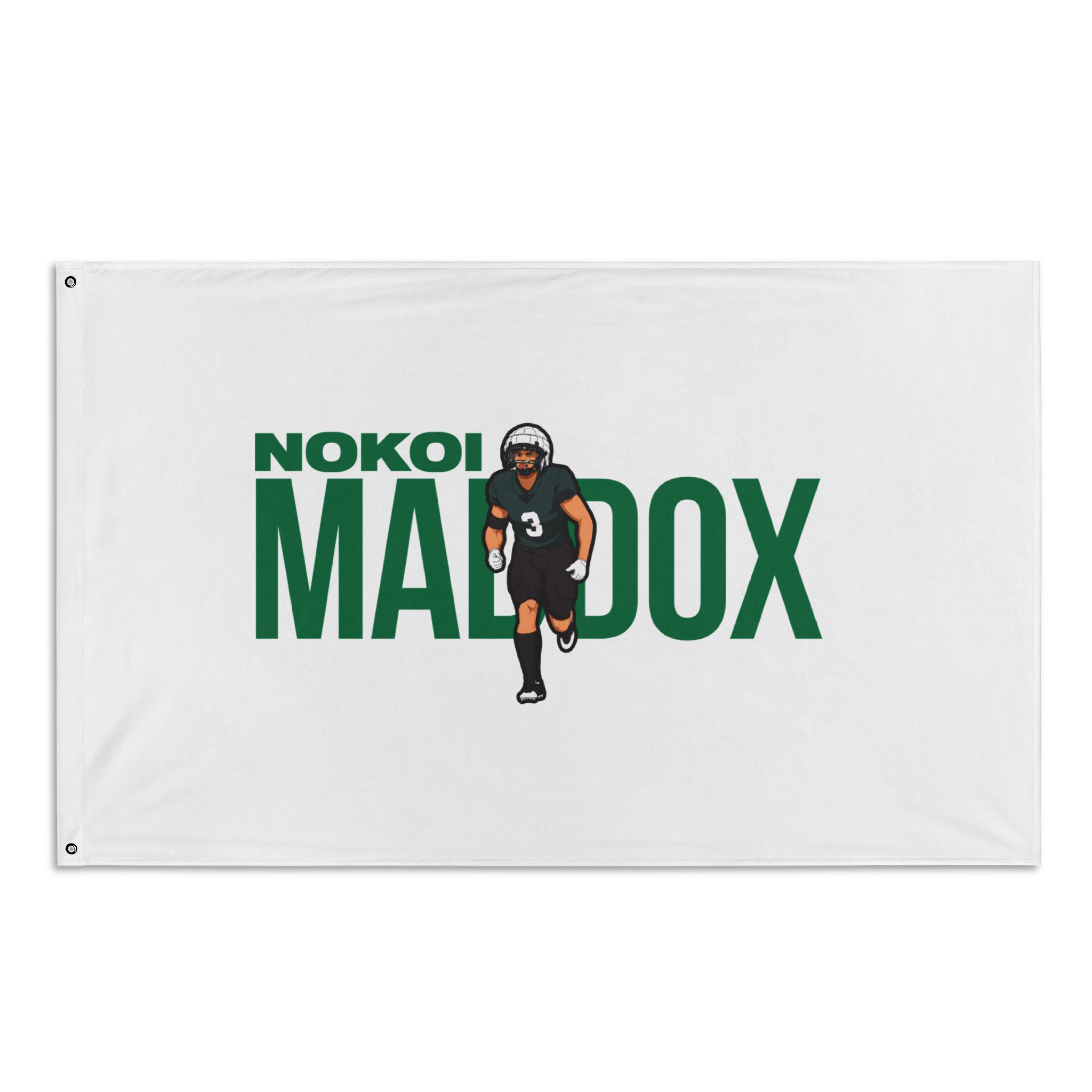 Flag (35 × 56 in) — character_player_name in Classic