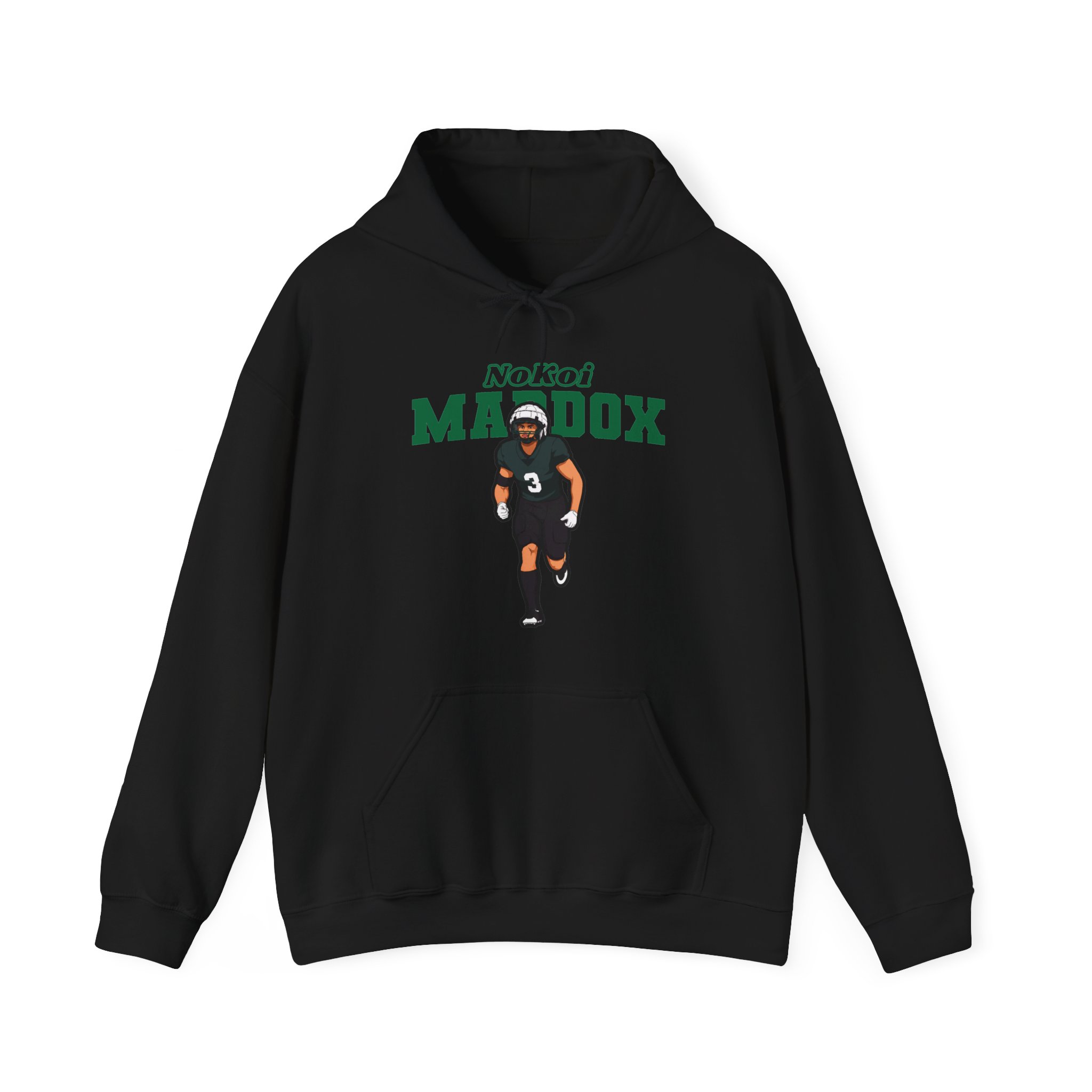 Hoodie — character_name_arch in Black