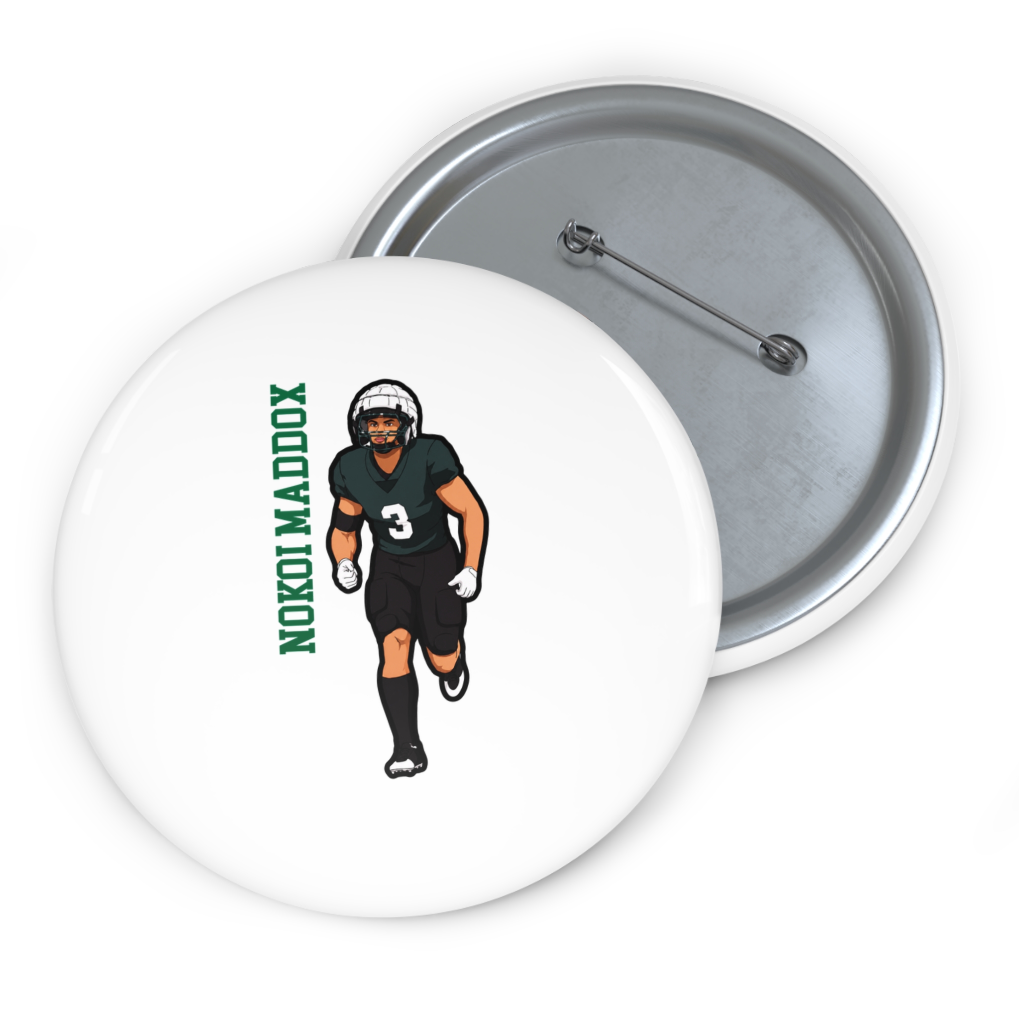 Game Day Pin — character_name_vertical in Classic