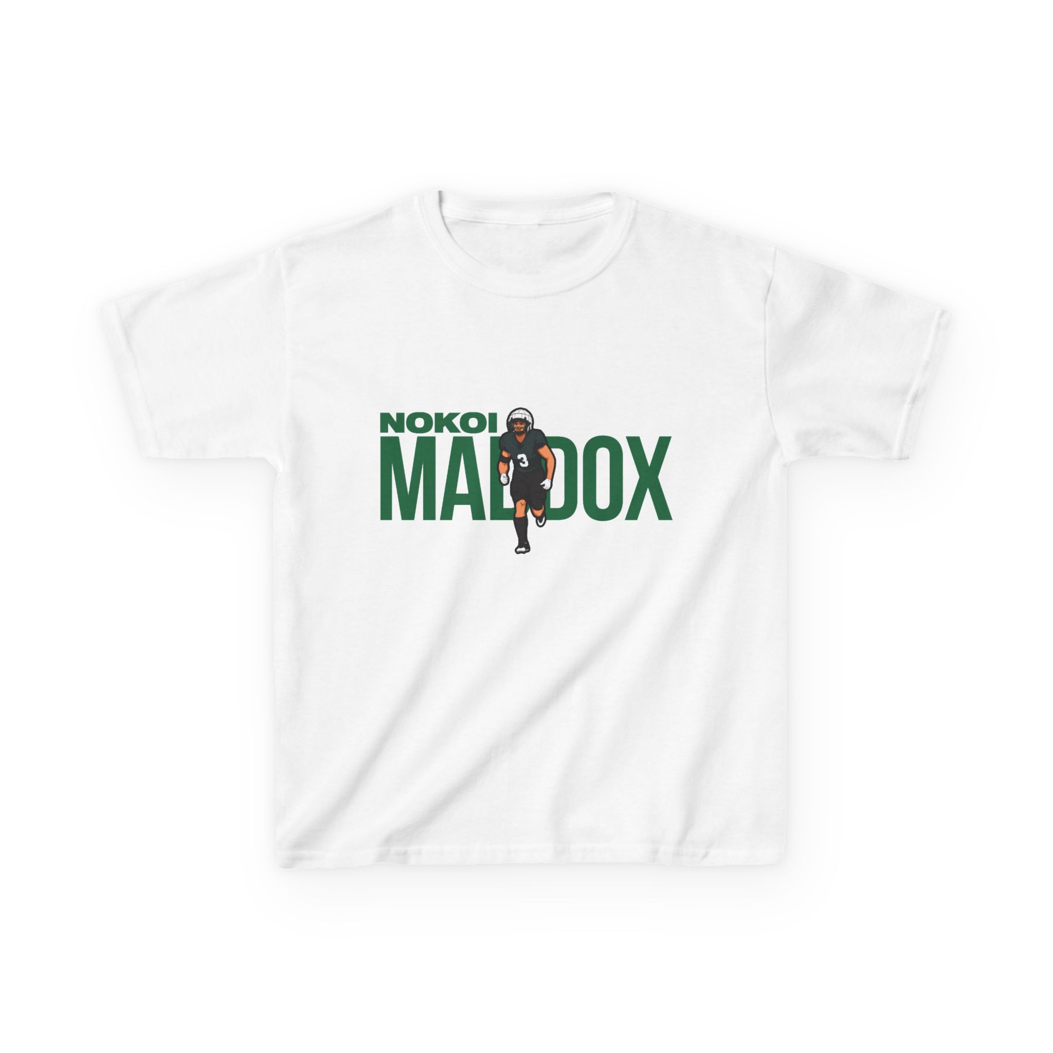 Youth Tee — character_player_name in White