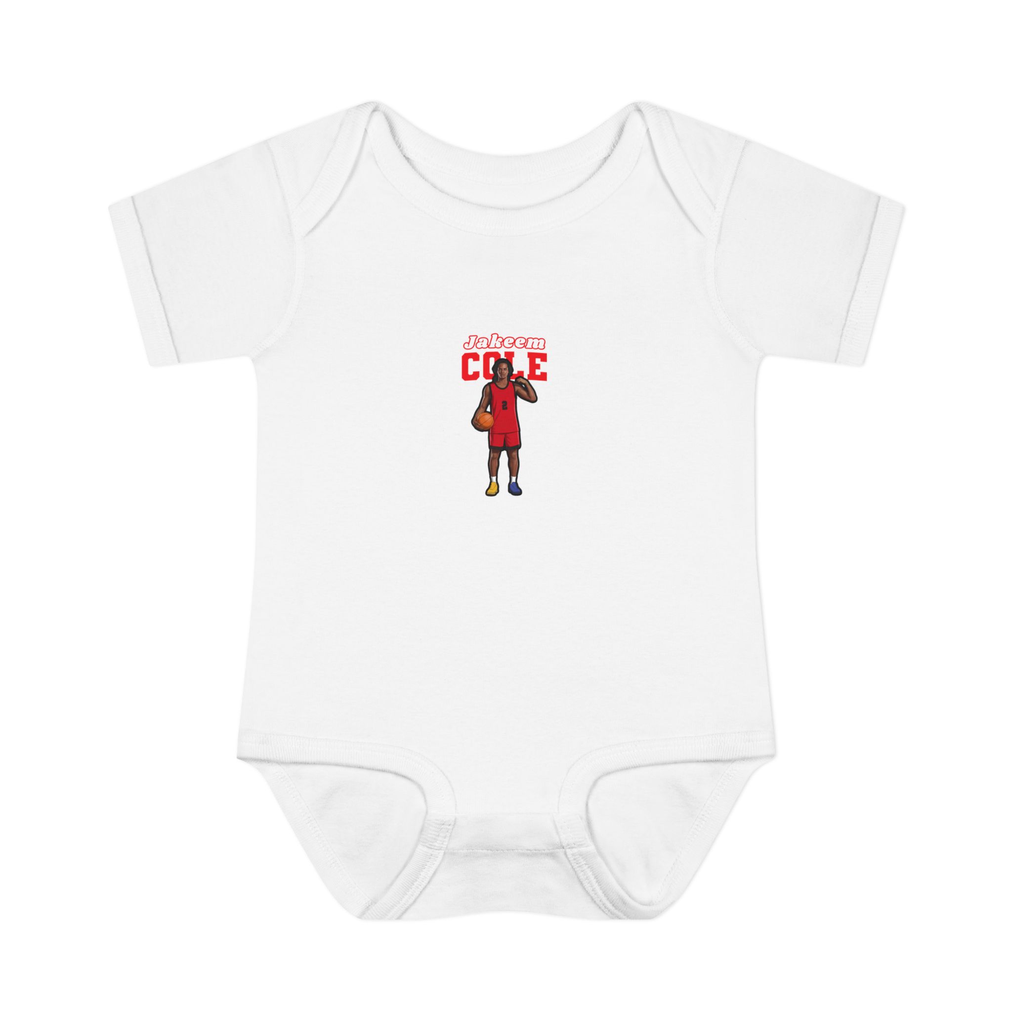 Baby Onesie — character_name_arch in White