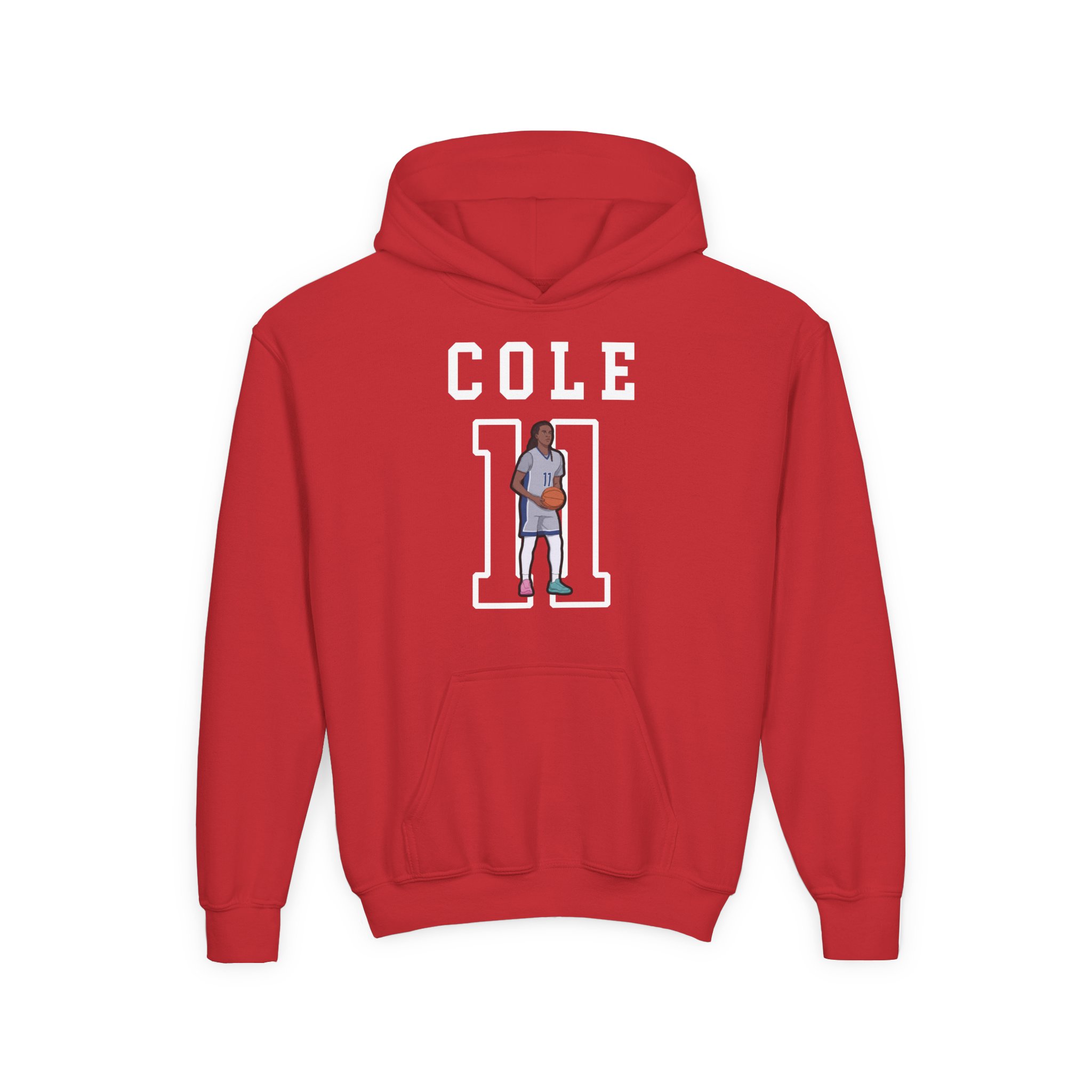 Youth Hoodie — character_shirsey in Red