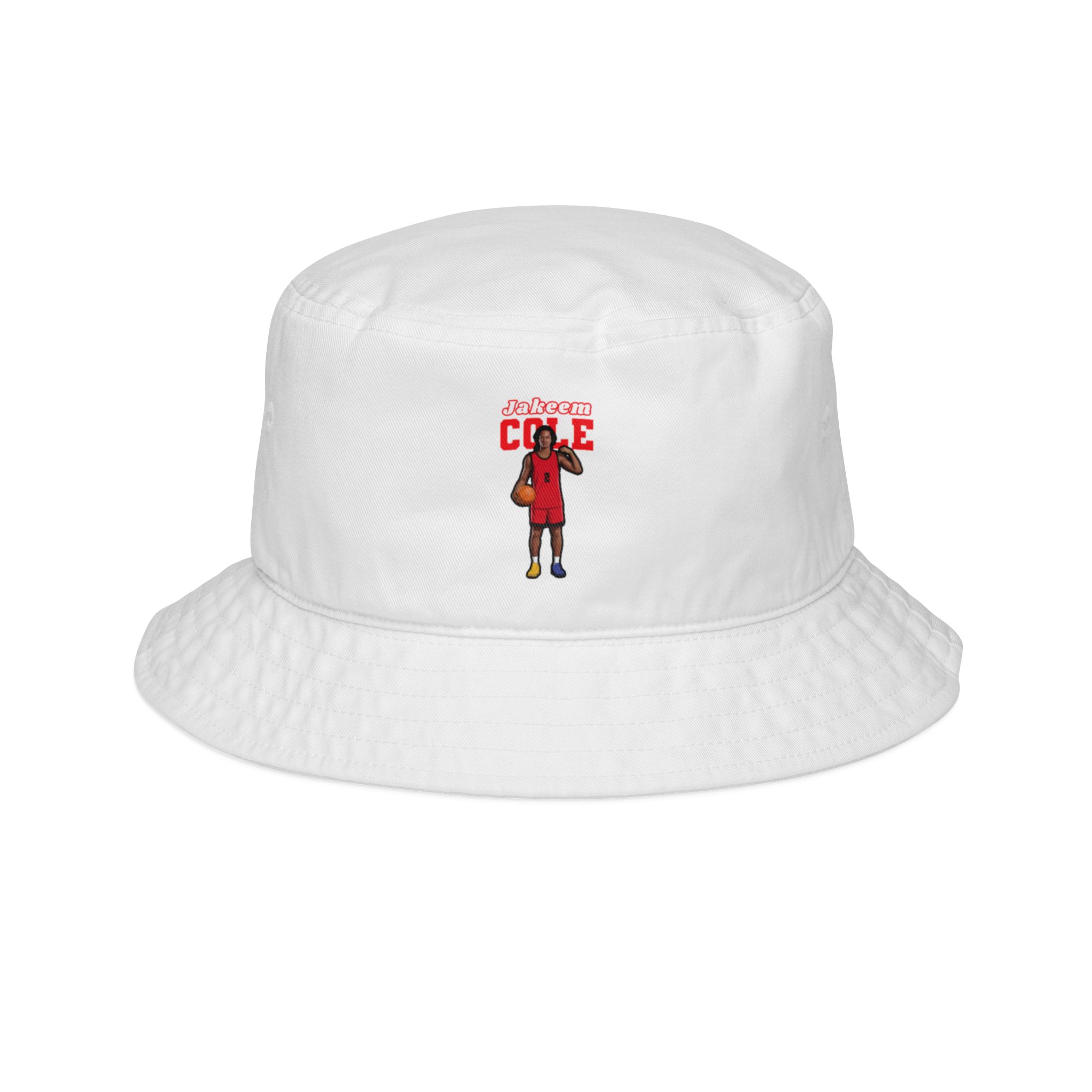 Bucket Hat — character_name_arch in White