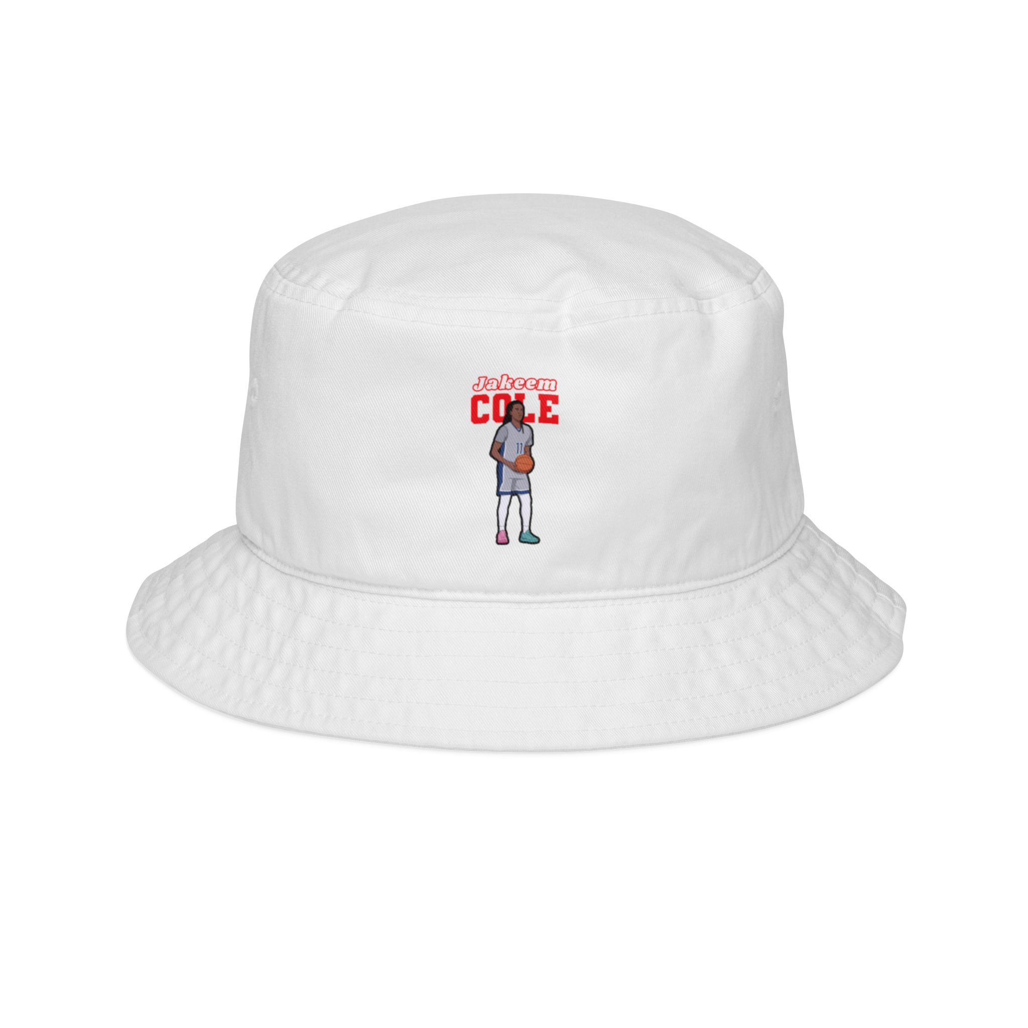 Bucket Hat — character_name_arch in White