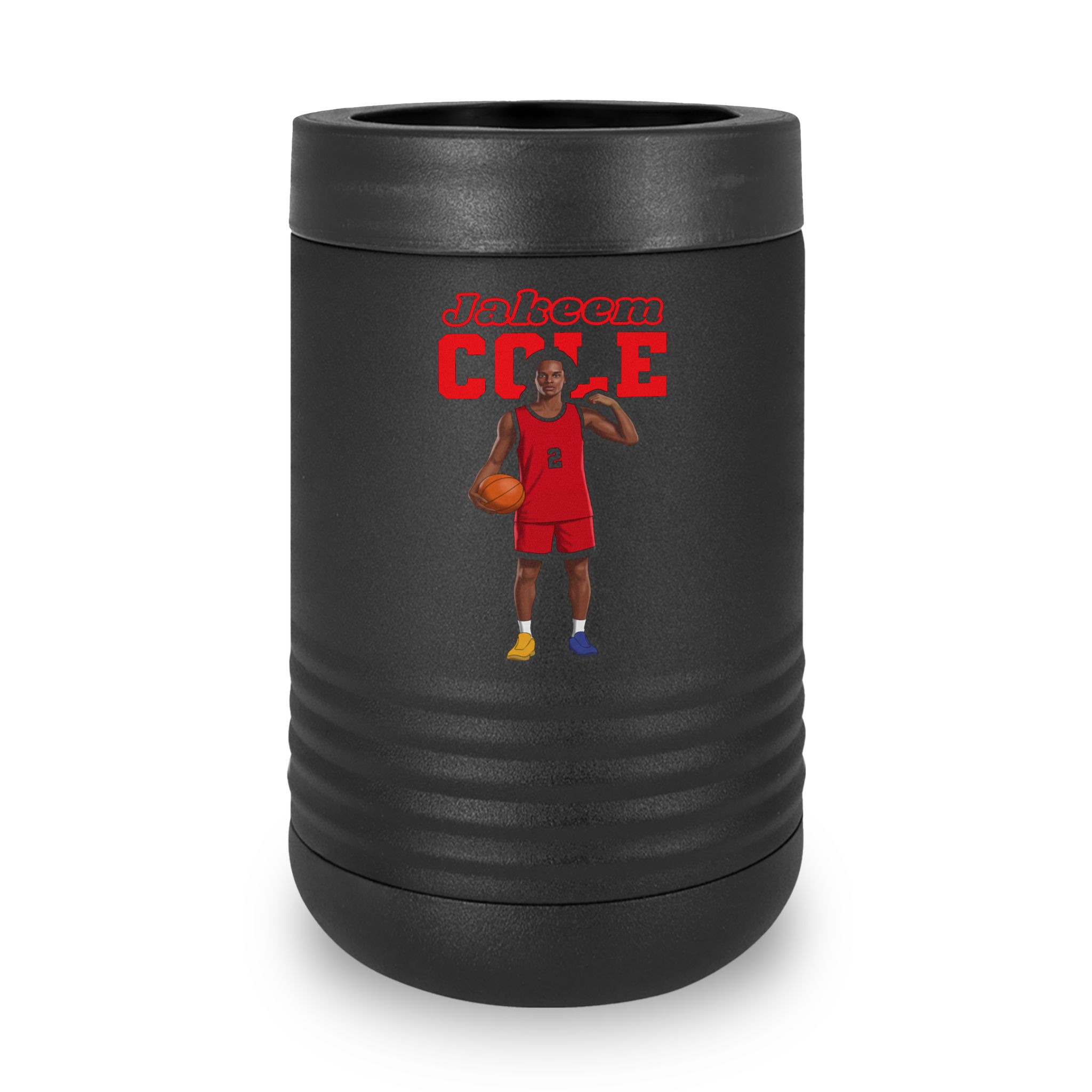 Stainless Can Cooler — character_name_arch in Black