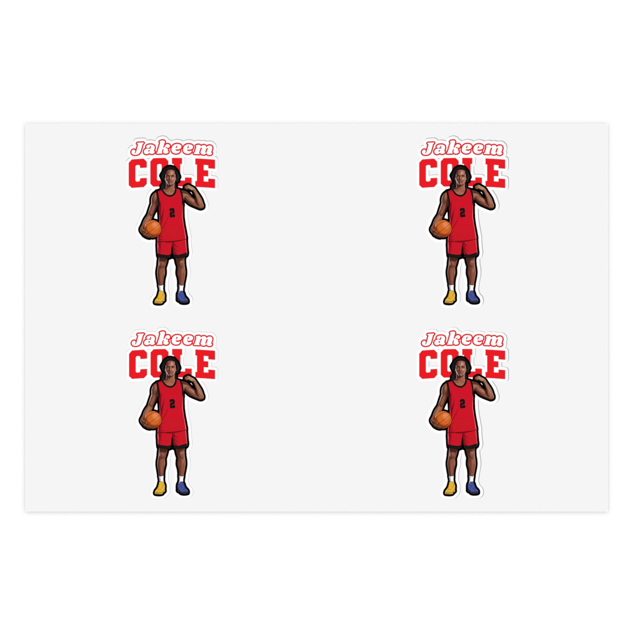 Sticker Sheet — character_name_arch in Classic