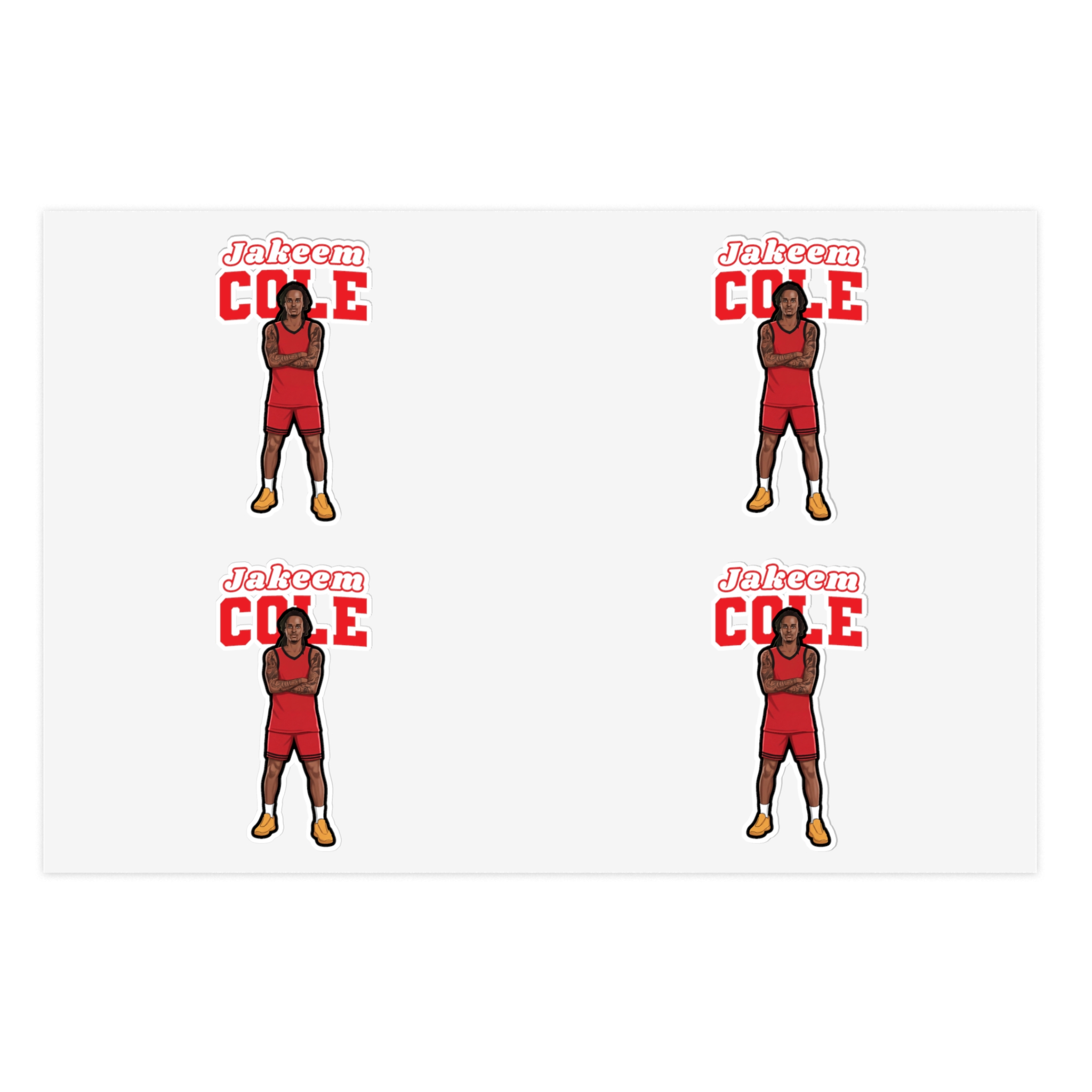 Sticker Sheet — character_name_arch in Classic