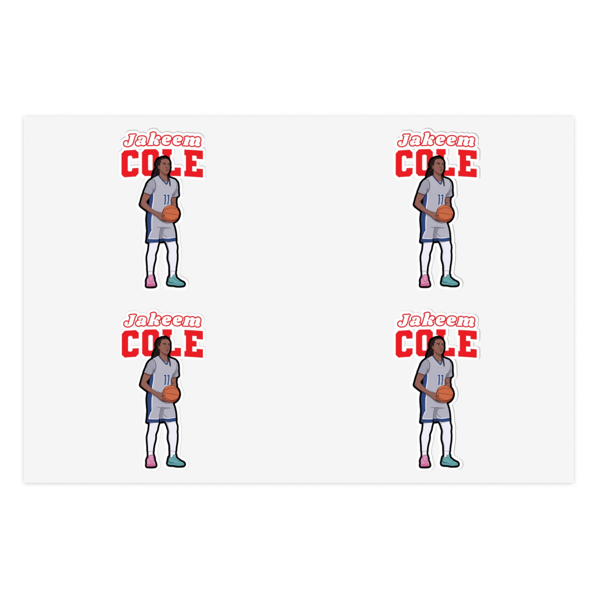 Sticker Sheet — character_name_arch in Classic