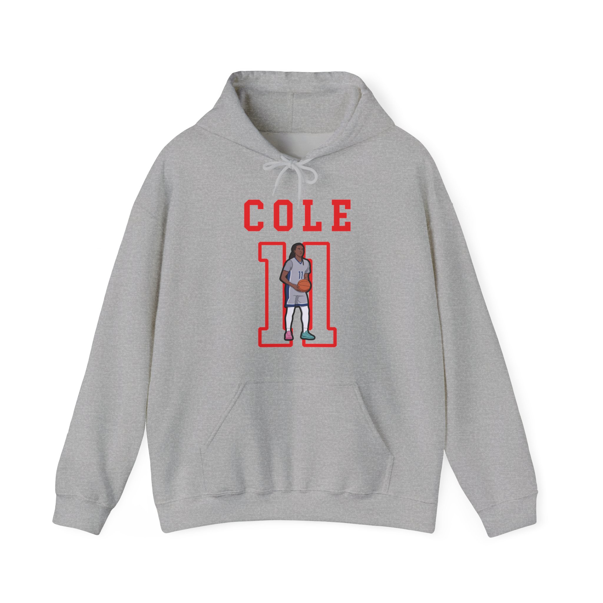 Hoodie — character_shirsey in Grey