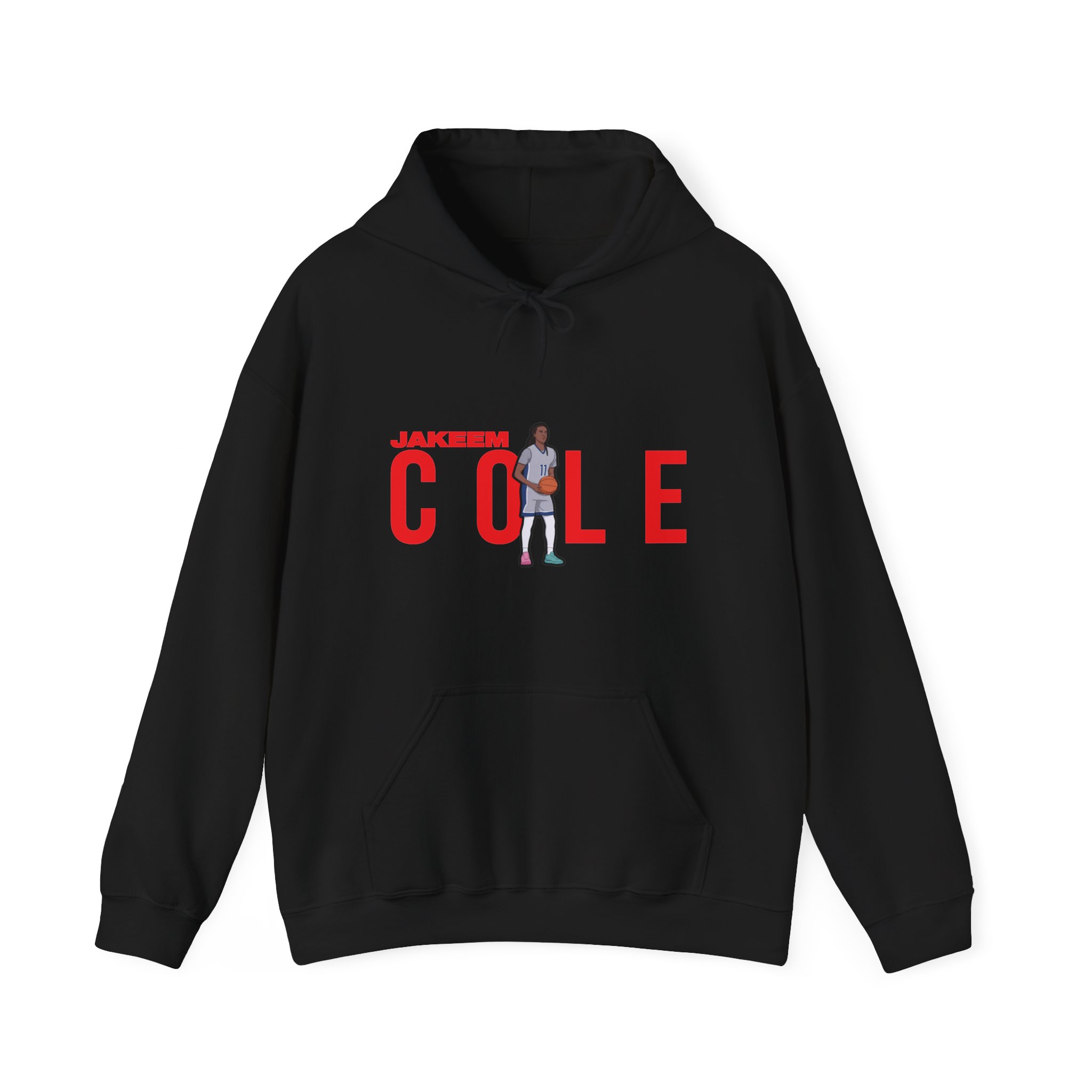 Hoodie — character_player_name in Black