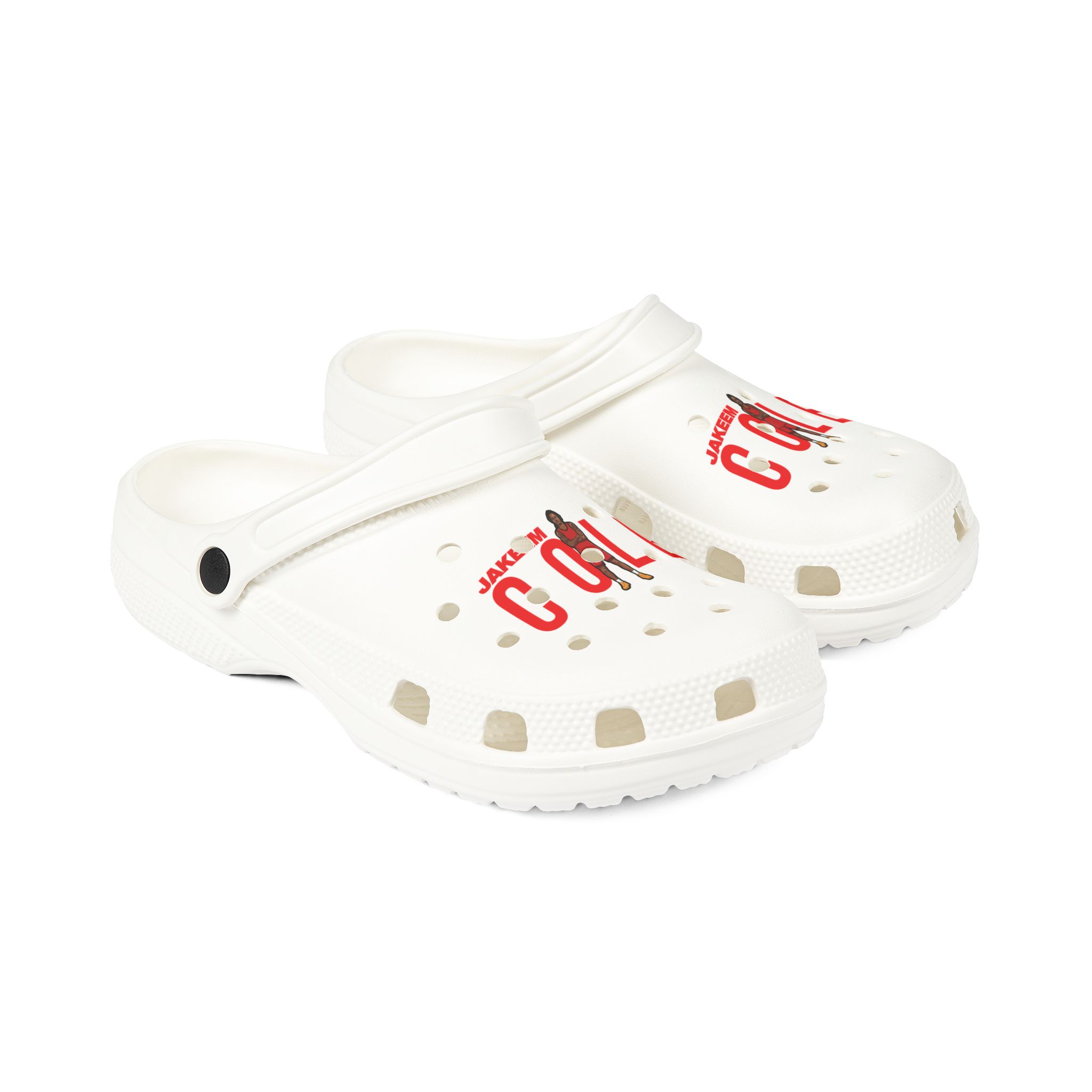 Rubber Clogs — character_player_name in White