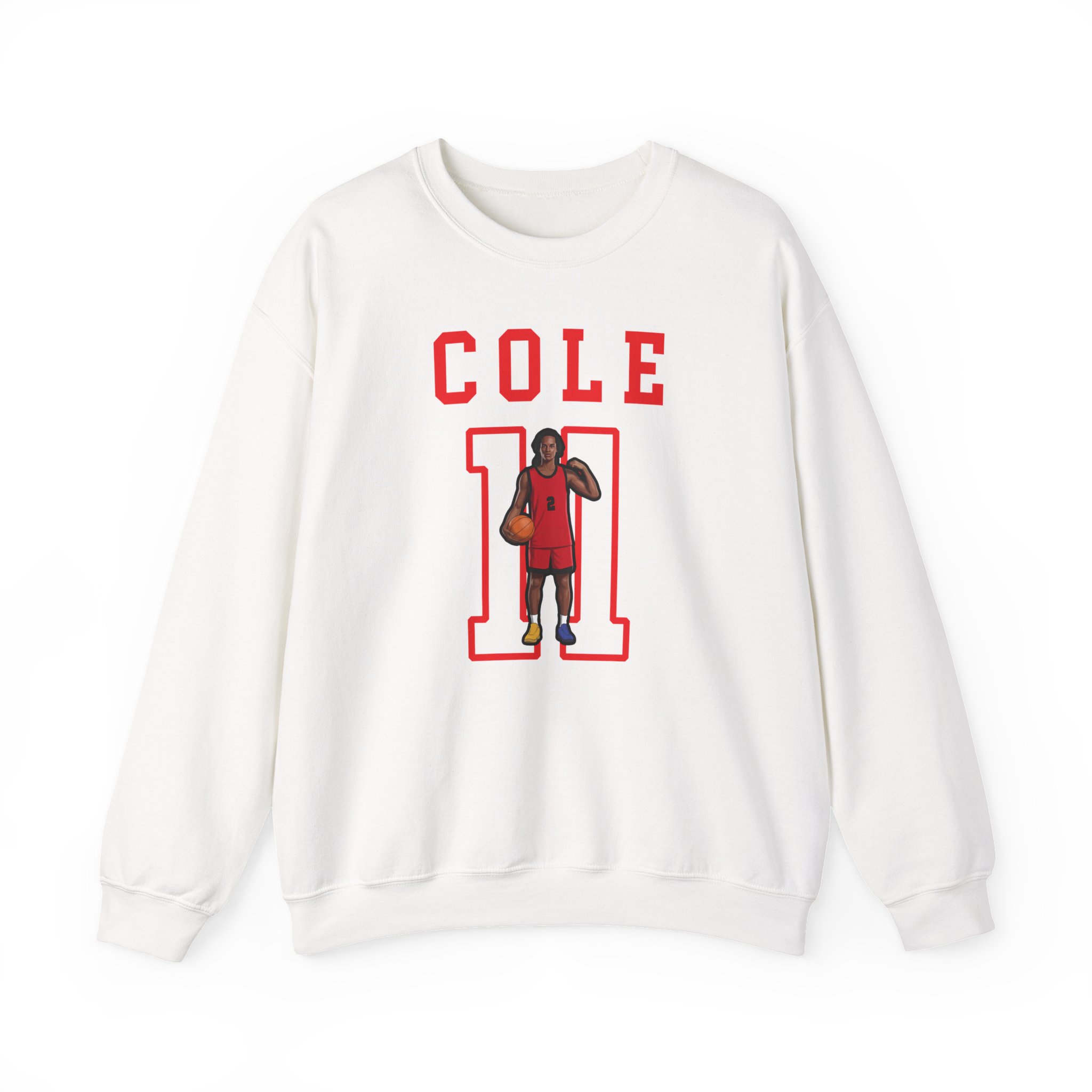 Crewneck Sweatshirt — character_shirsey in White
