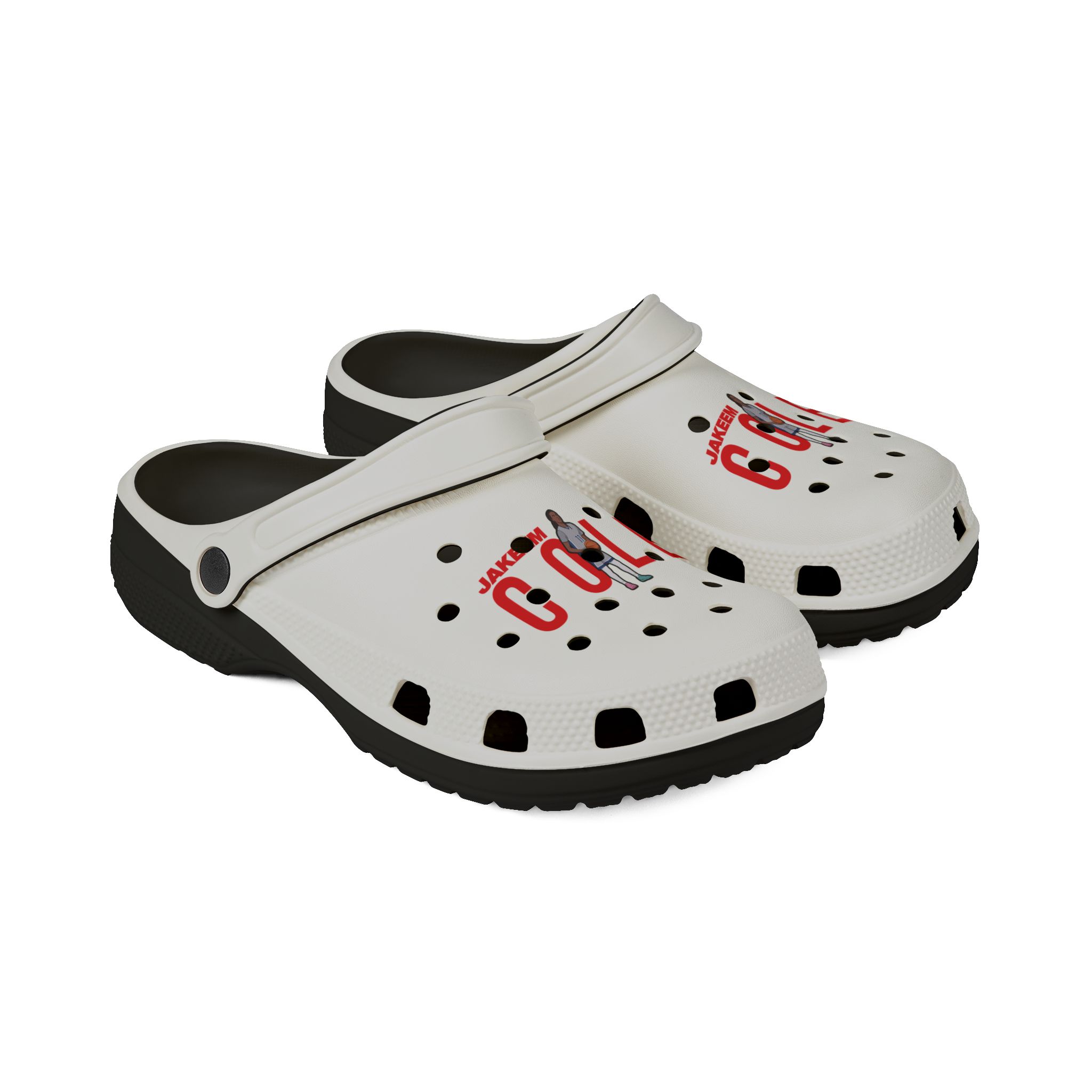 Rubber Clogs — character_player_name in Black