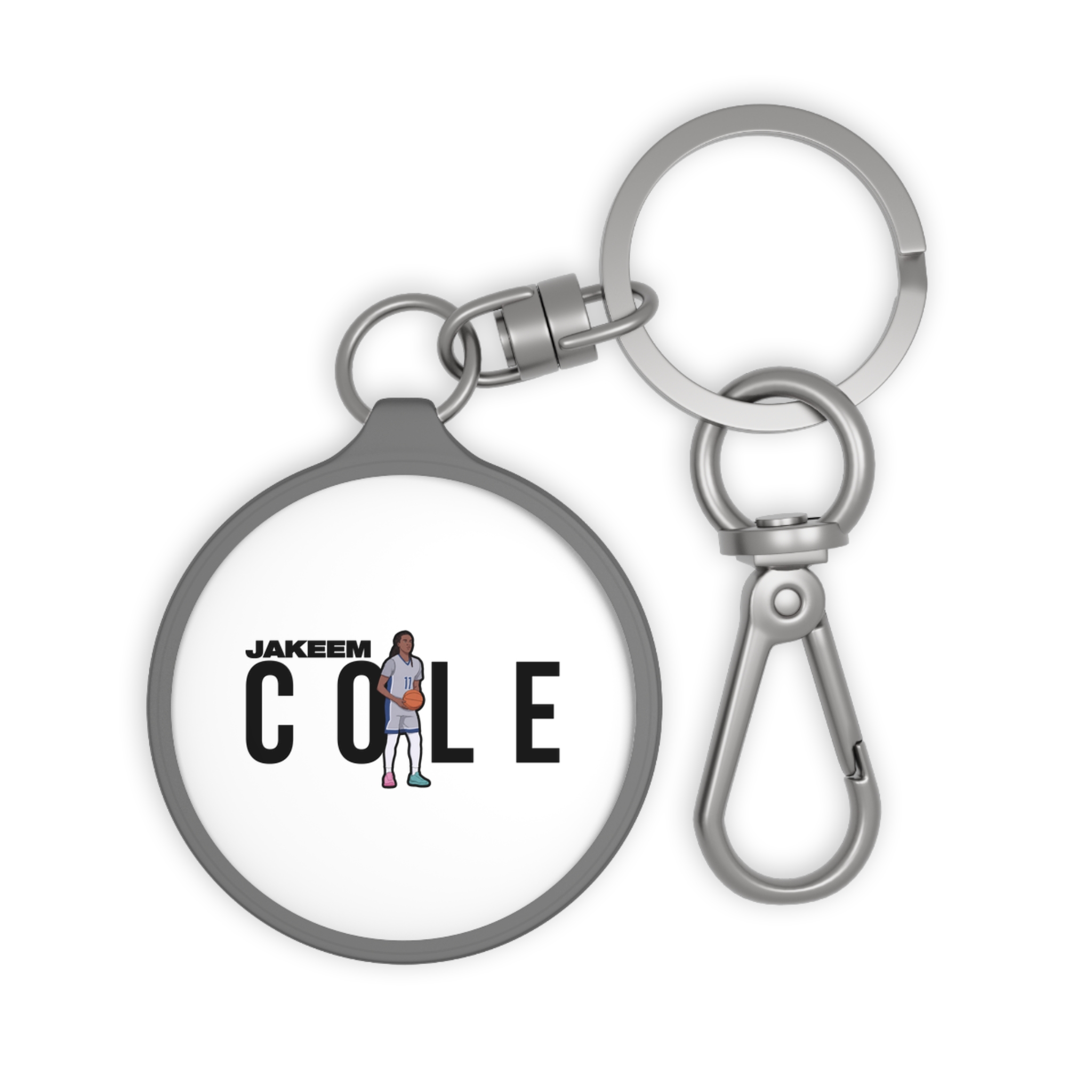 Keychain — character_player_name in Grey