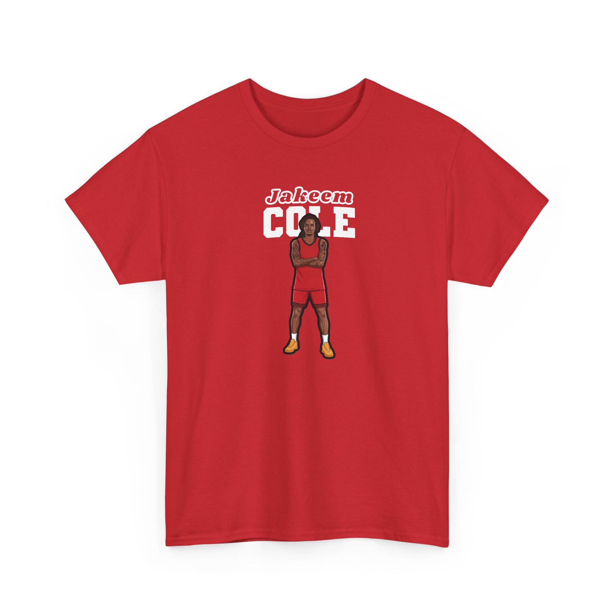 Tee — character_name_arch in Red