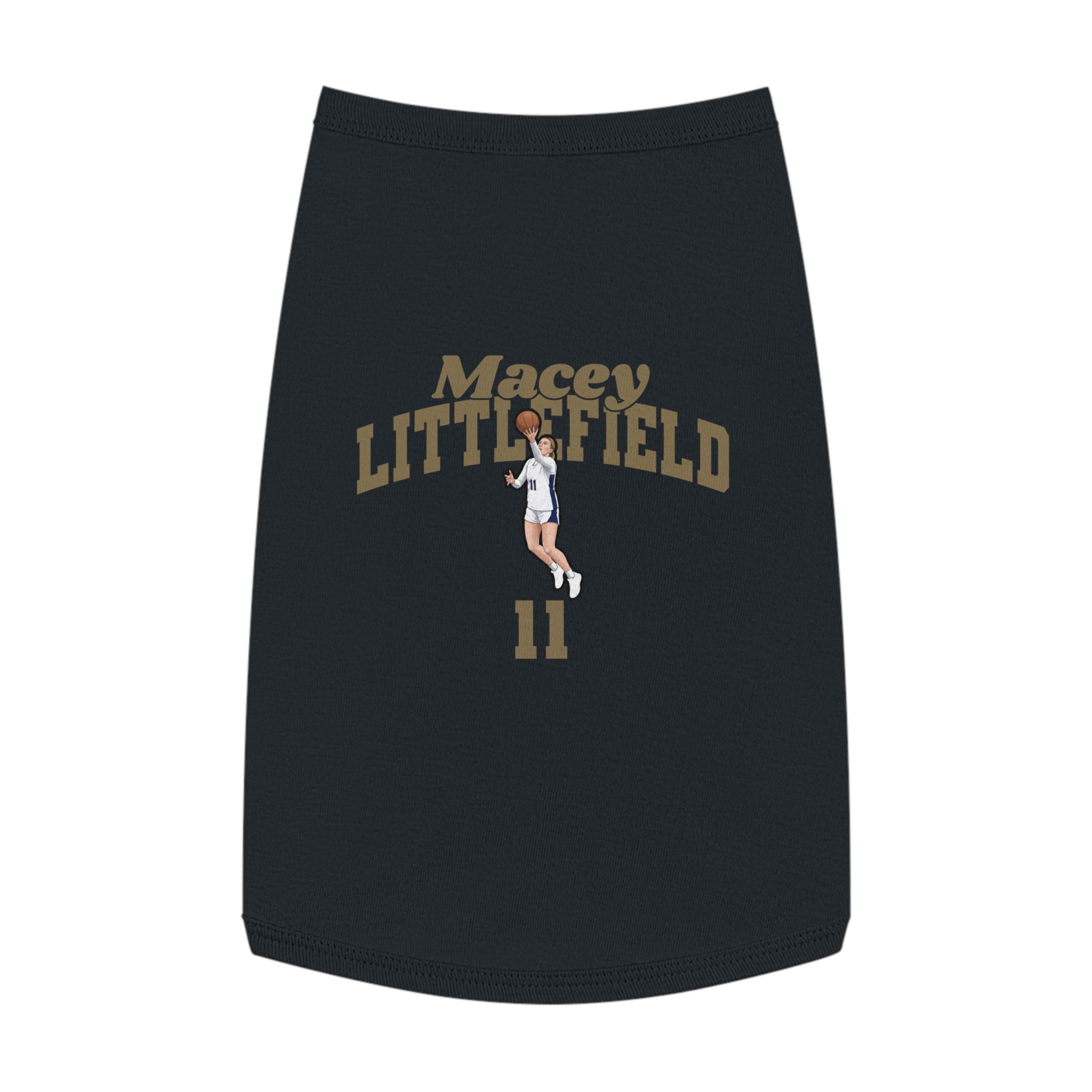 Pet Tank Top — character_signature_arch in Black