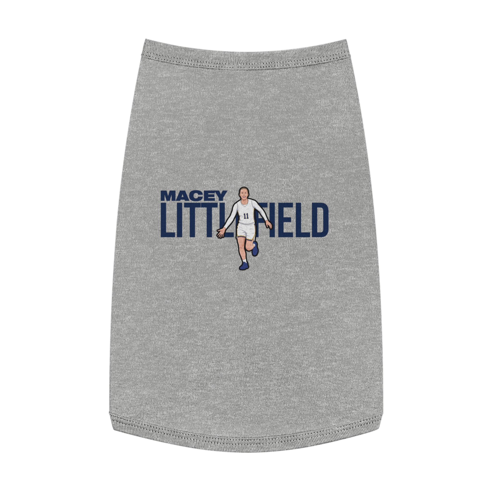 Pet Tank Top — character_player_name in White