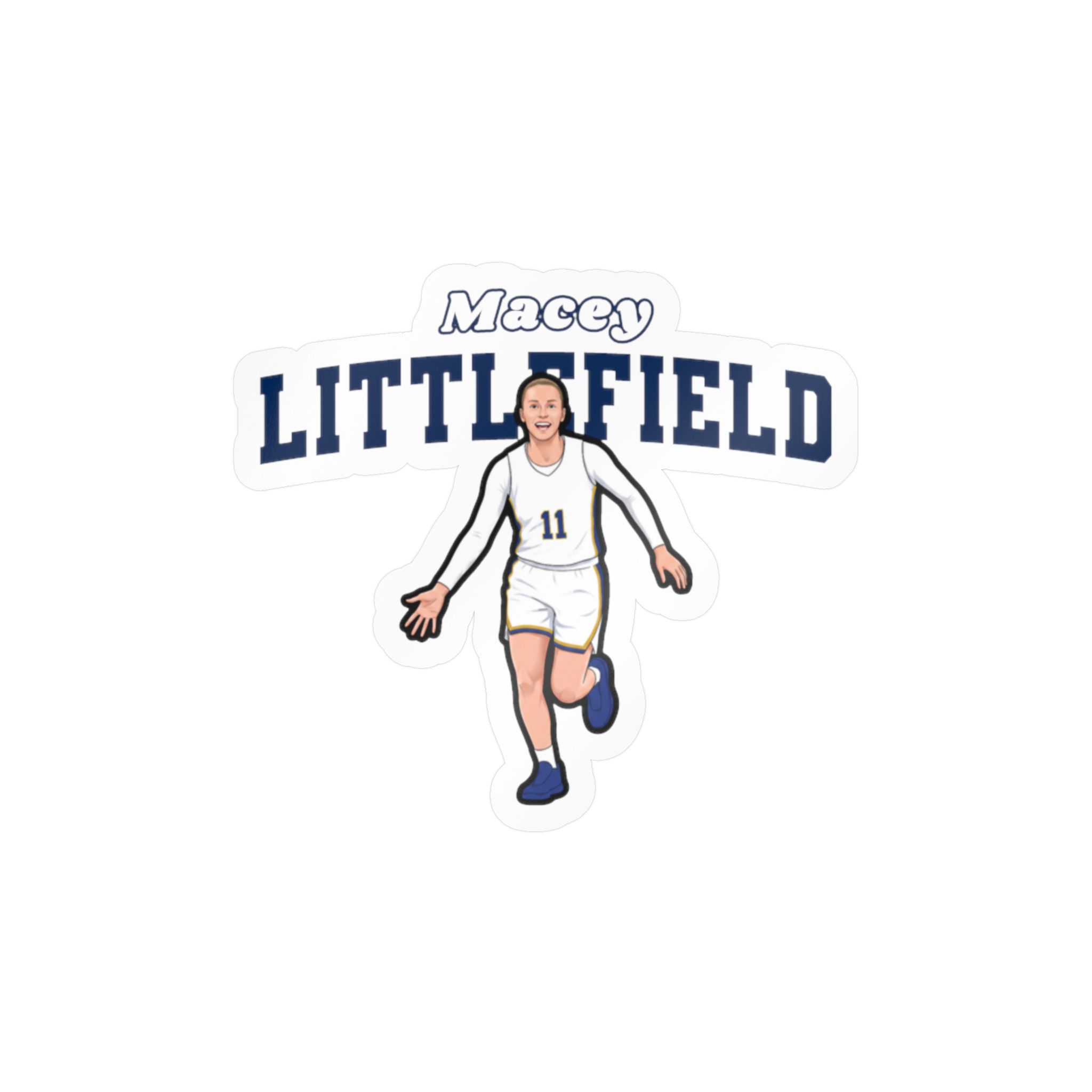 Vinyl Sticker — character_name_arch in Classic