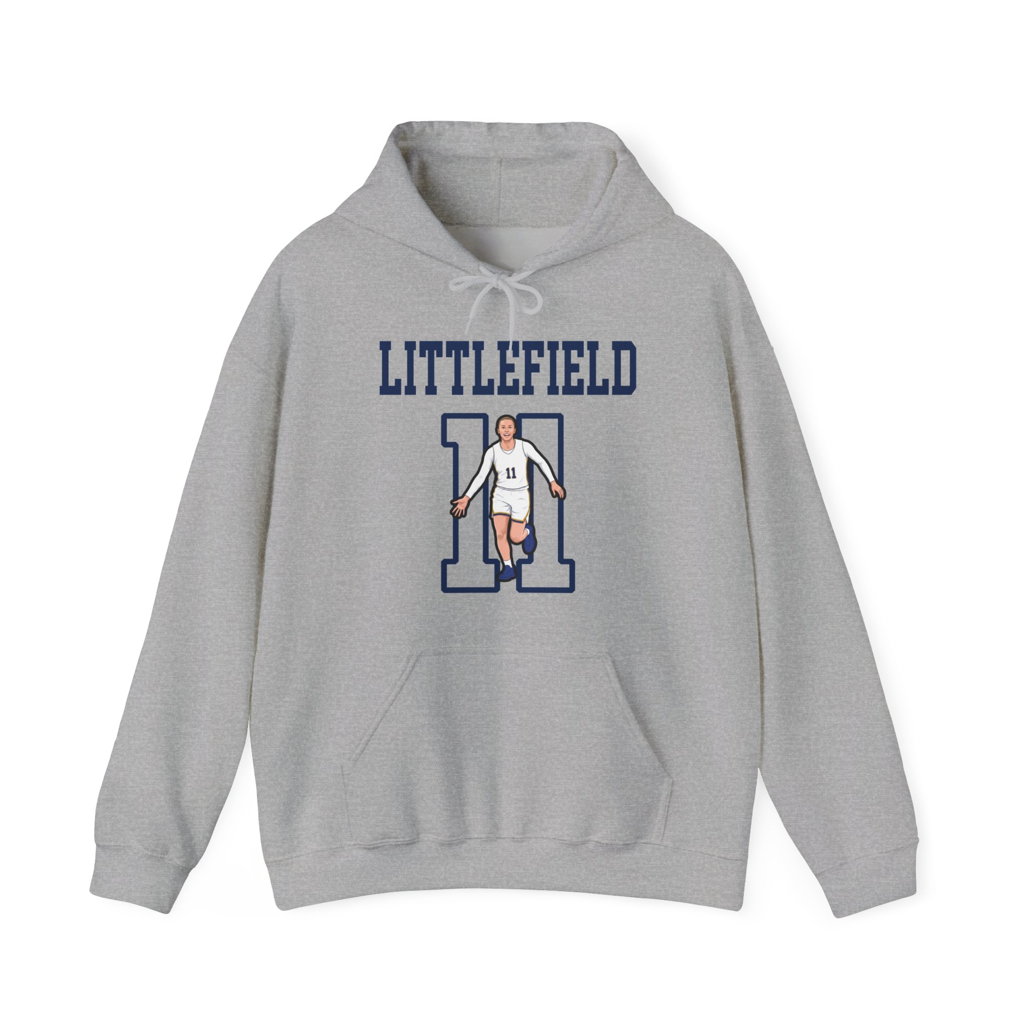 Hoodie — character_shirsey in Grey