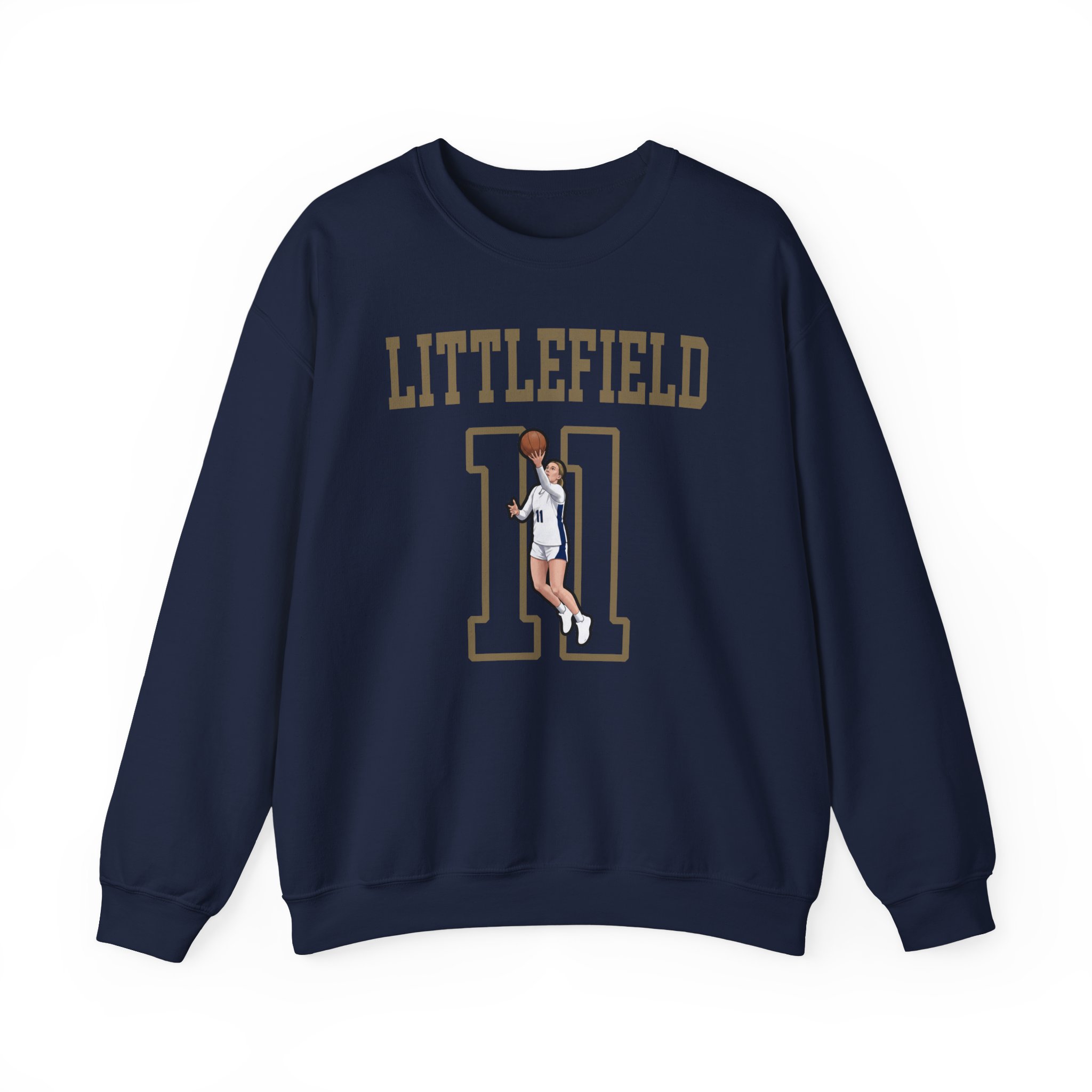 Crewneck Sweatshirt — character_shirsey in Navy