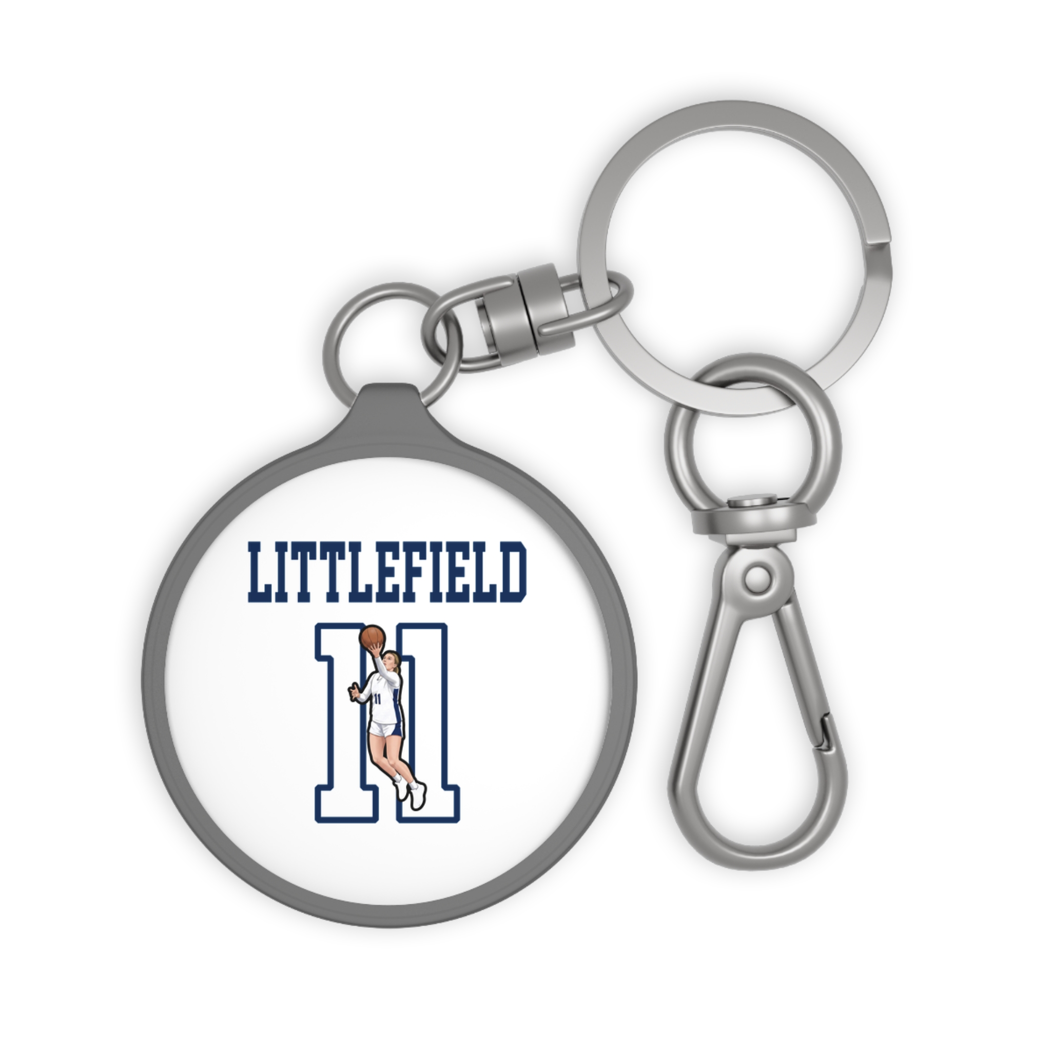 Keychain — character_shirsey in Grey