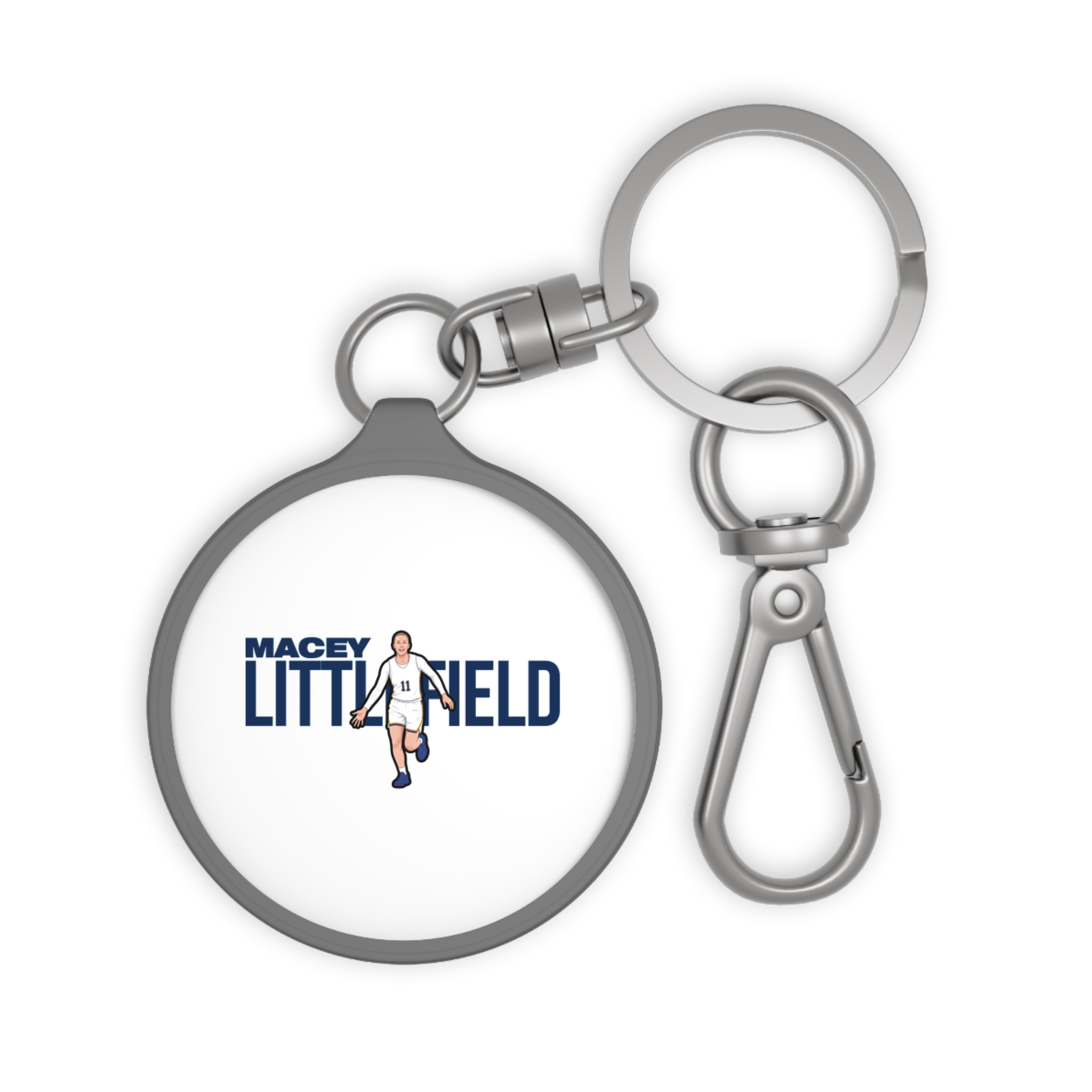 Keychain — character_player_name in Grey