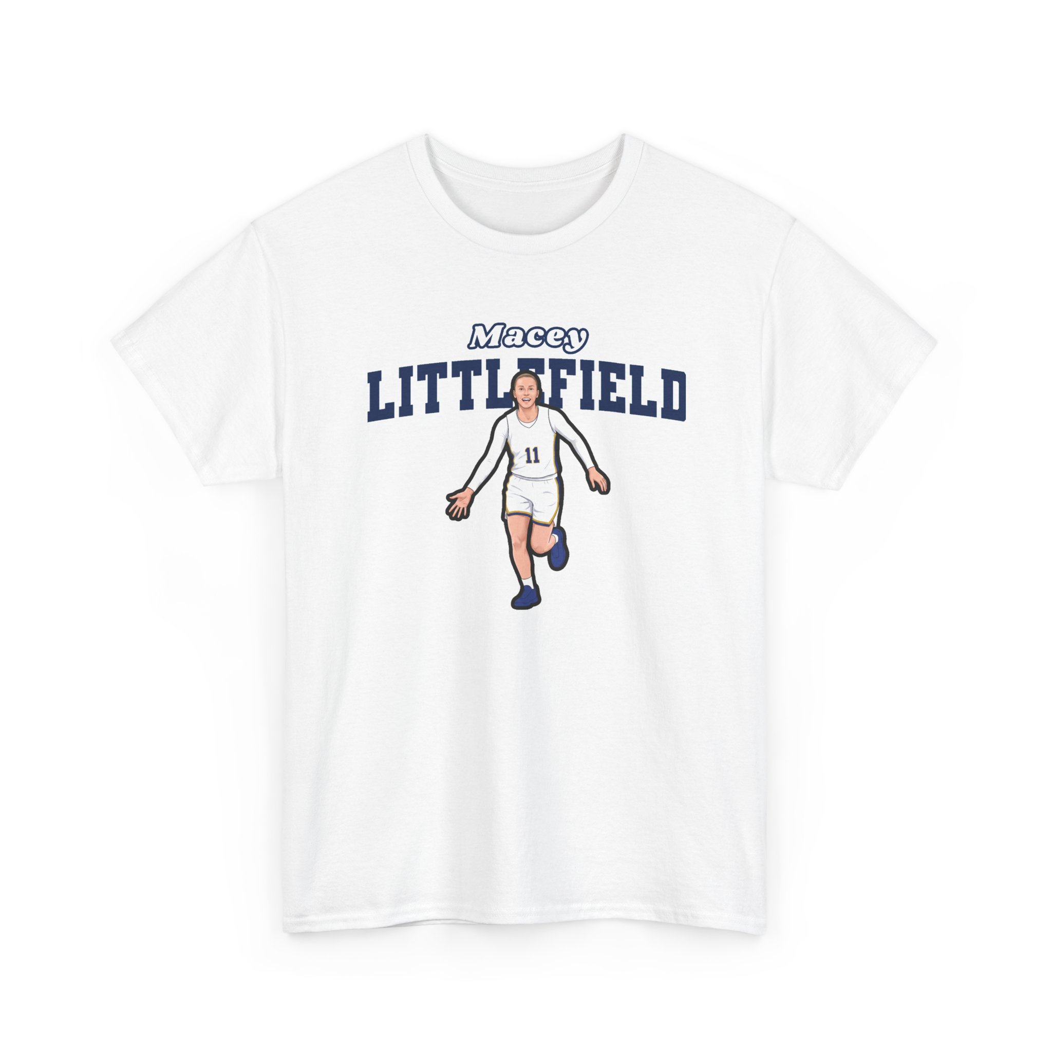 Tee — character_name_arch in White