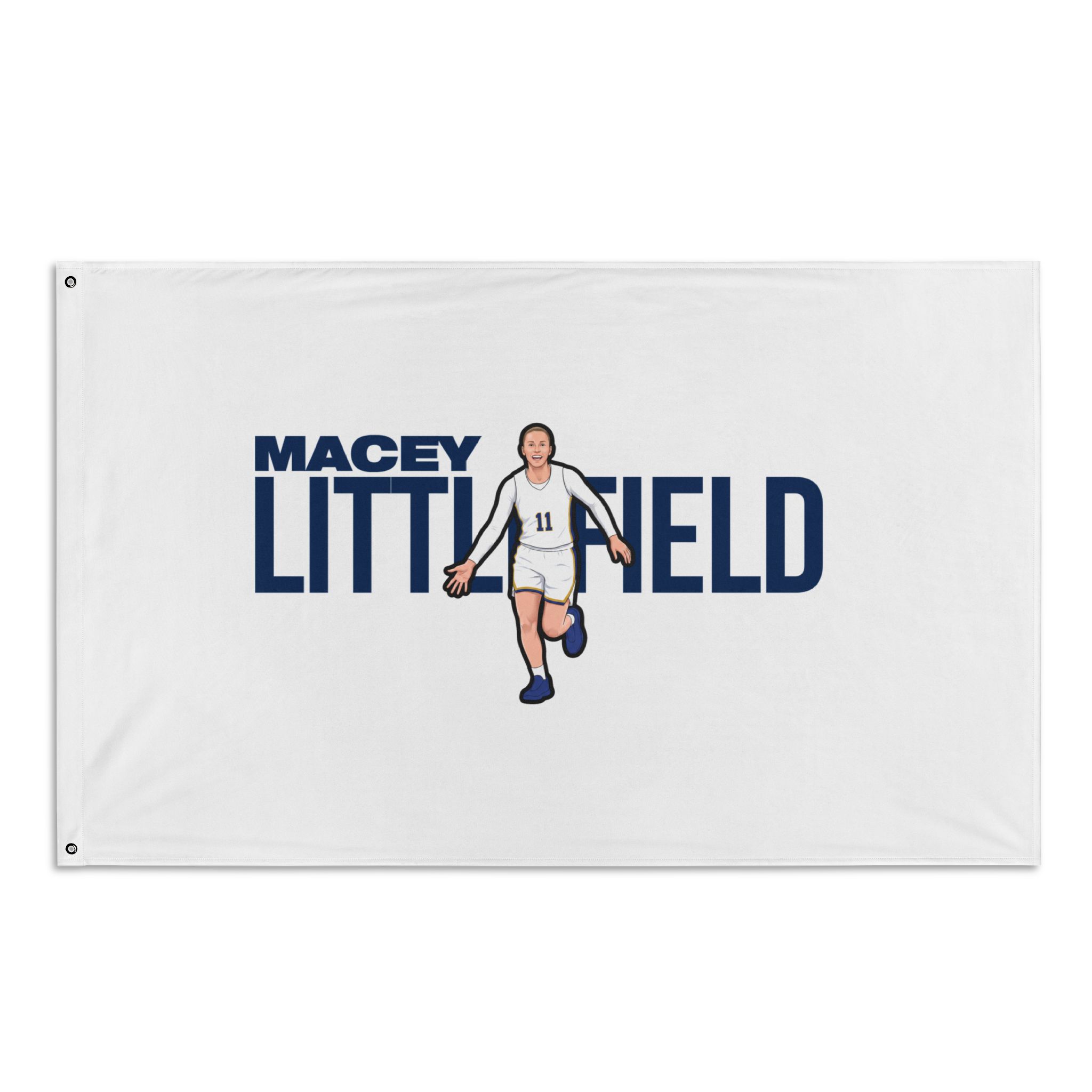 Flag (35 × 56 in) — character_player_name in Classic
