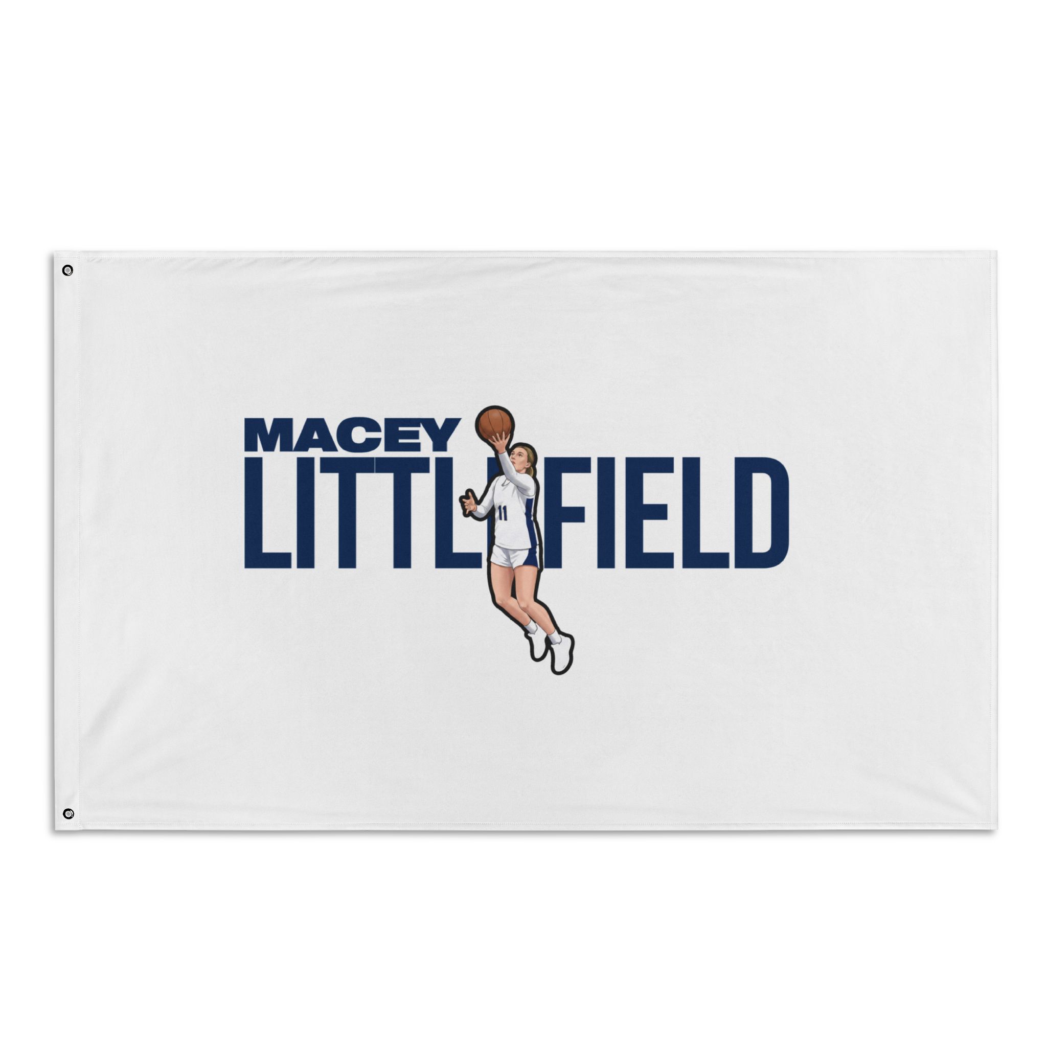 Flag (35 × 56 in) — character_player_name in Classic