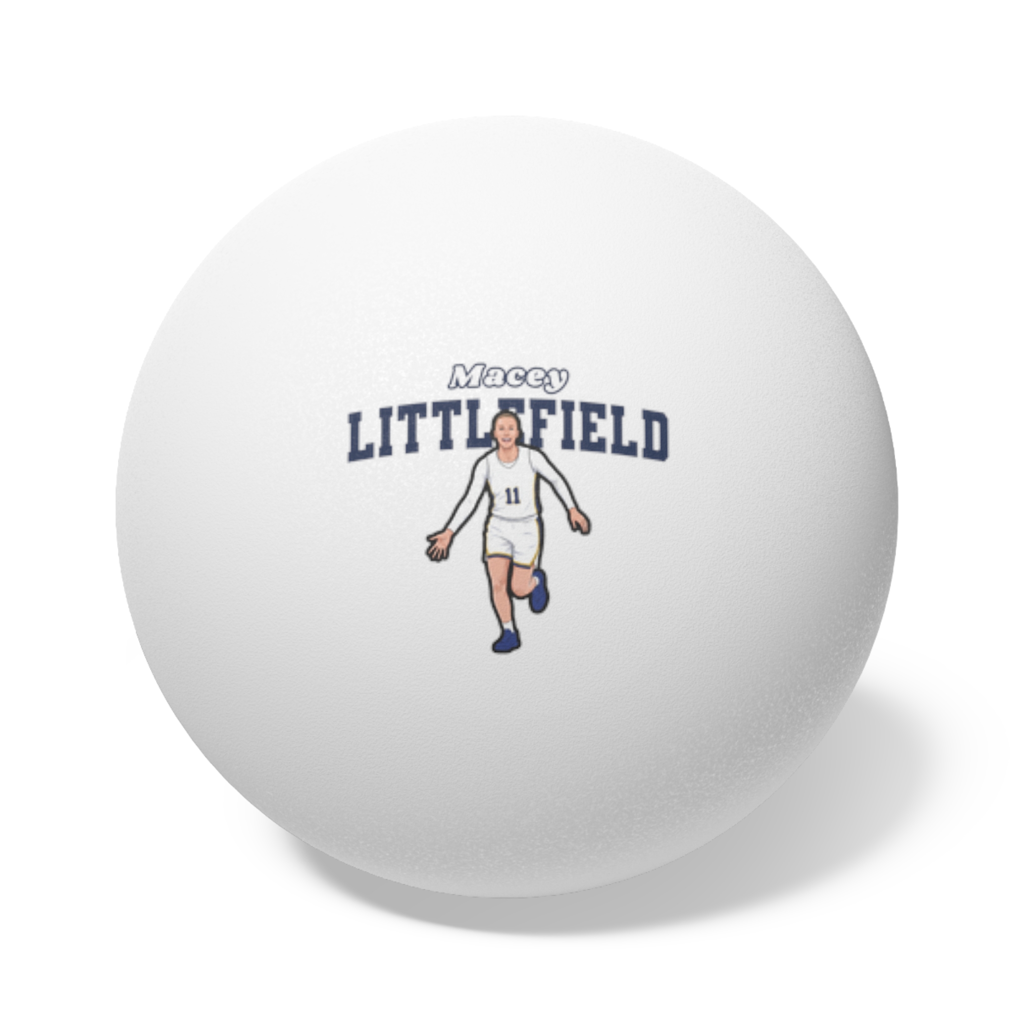 Ping Pong Balls, 6 pcs — character_name_arch in White