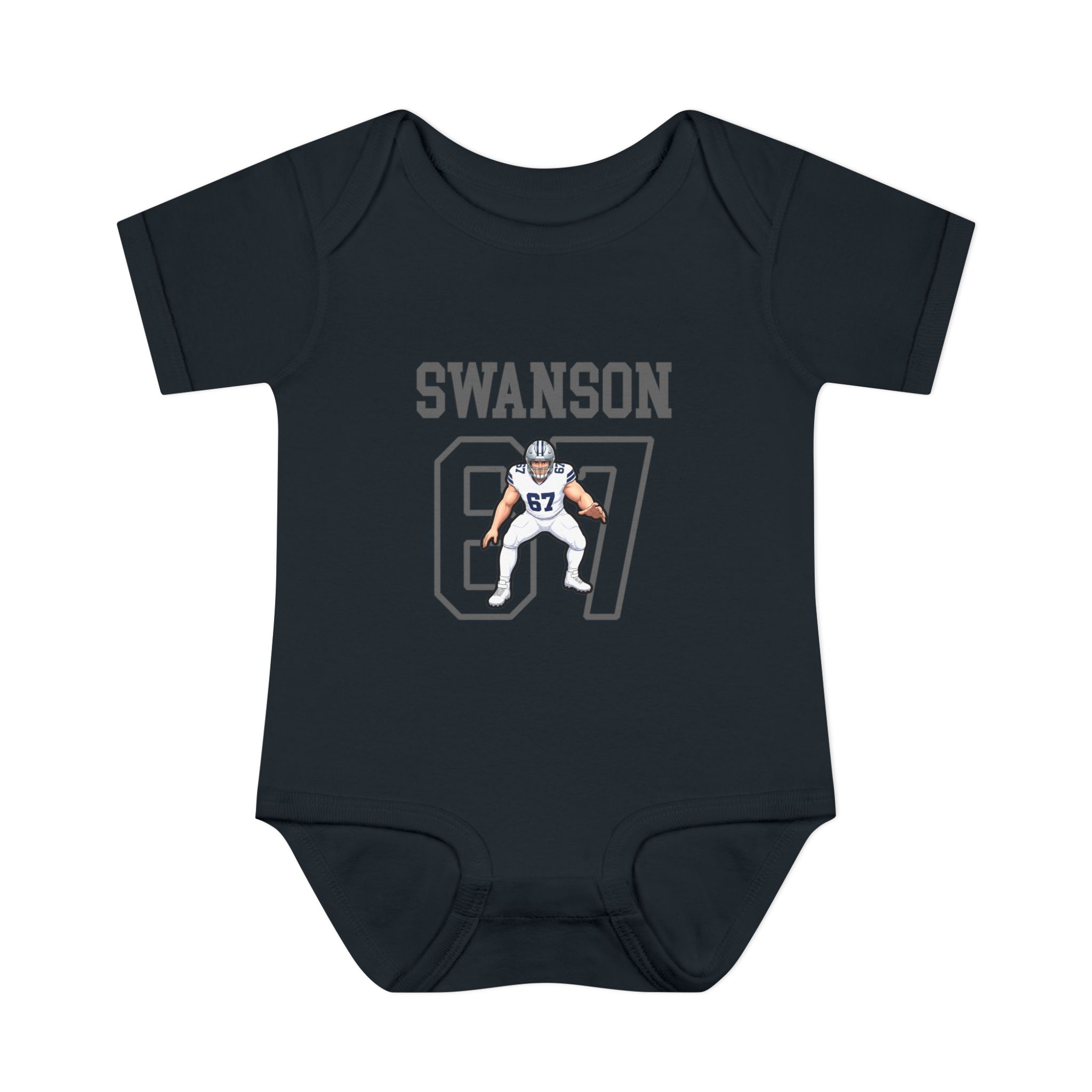Baby Onesie — character_shirsey in Black