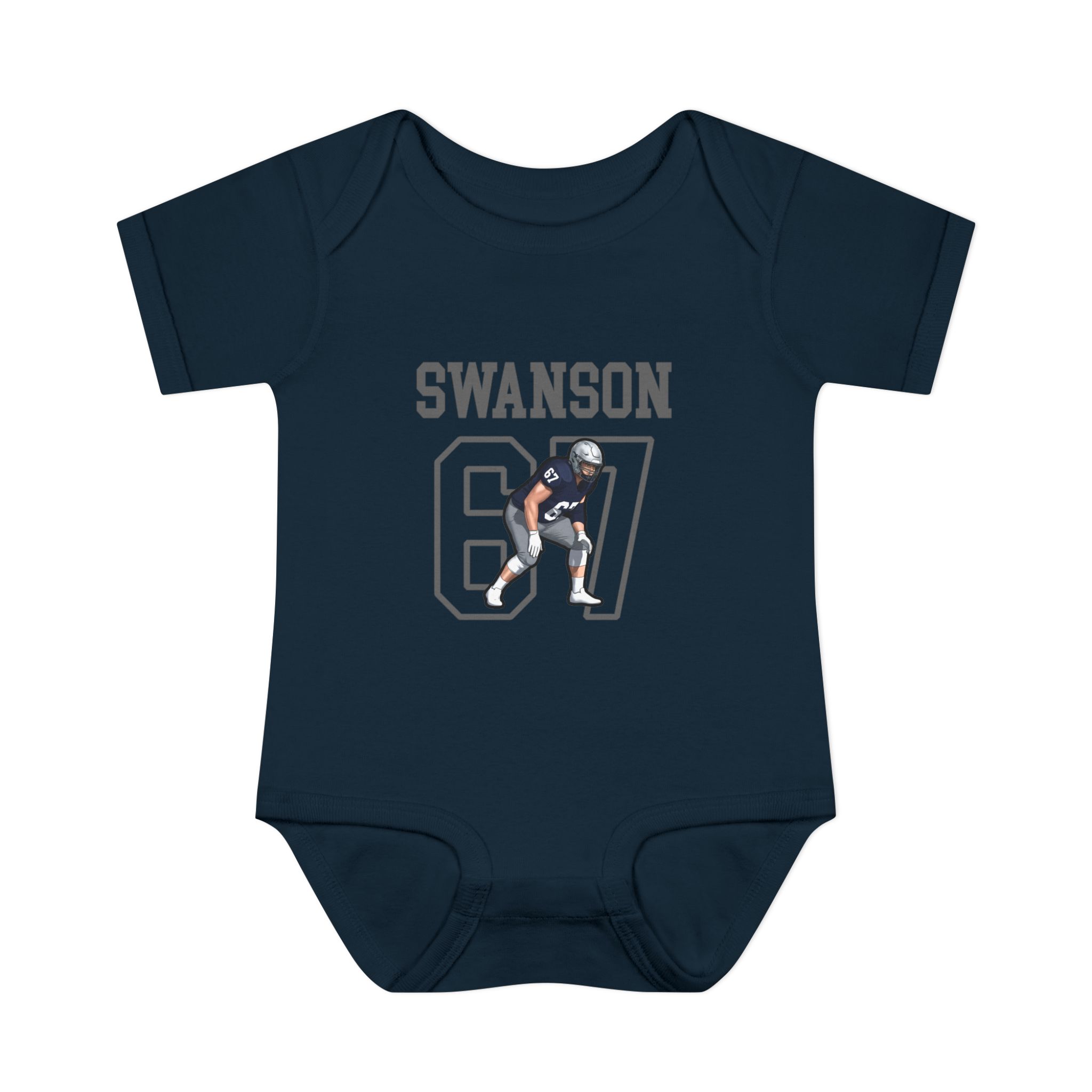 Baby Onesie — character_shirsey in Navy